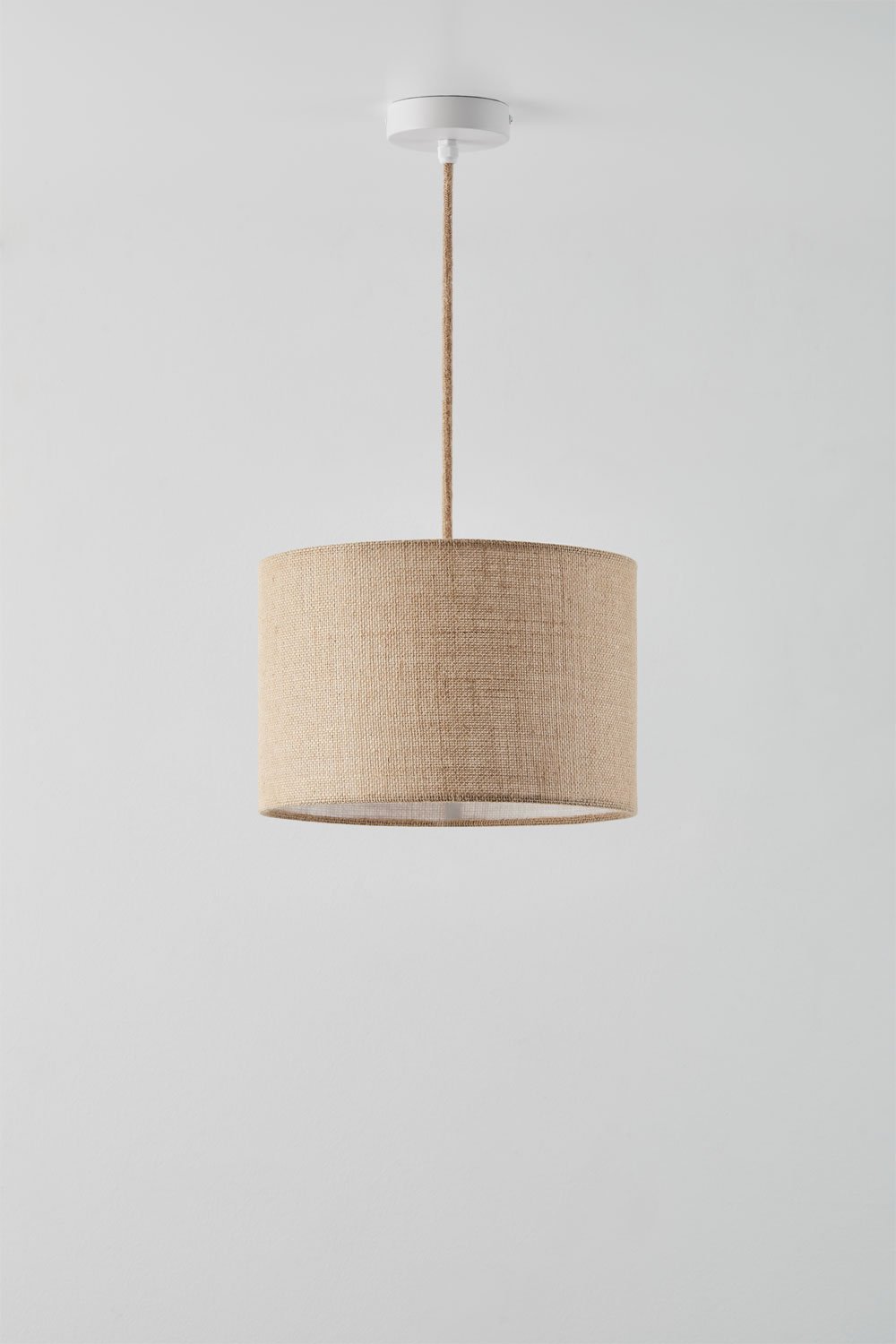 Arlina fabric pendant ceiling lamp, gallery image 1