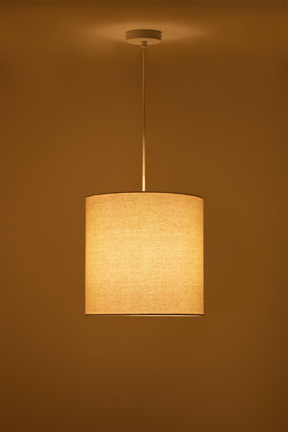 Arlina fabric pendant ceiling lamp, gallery image 2