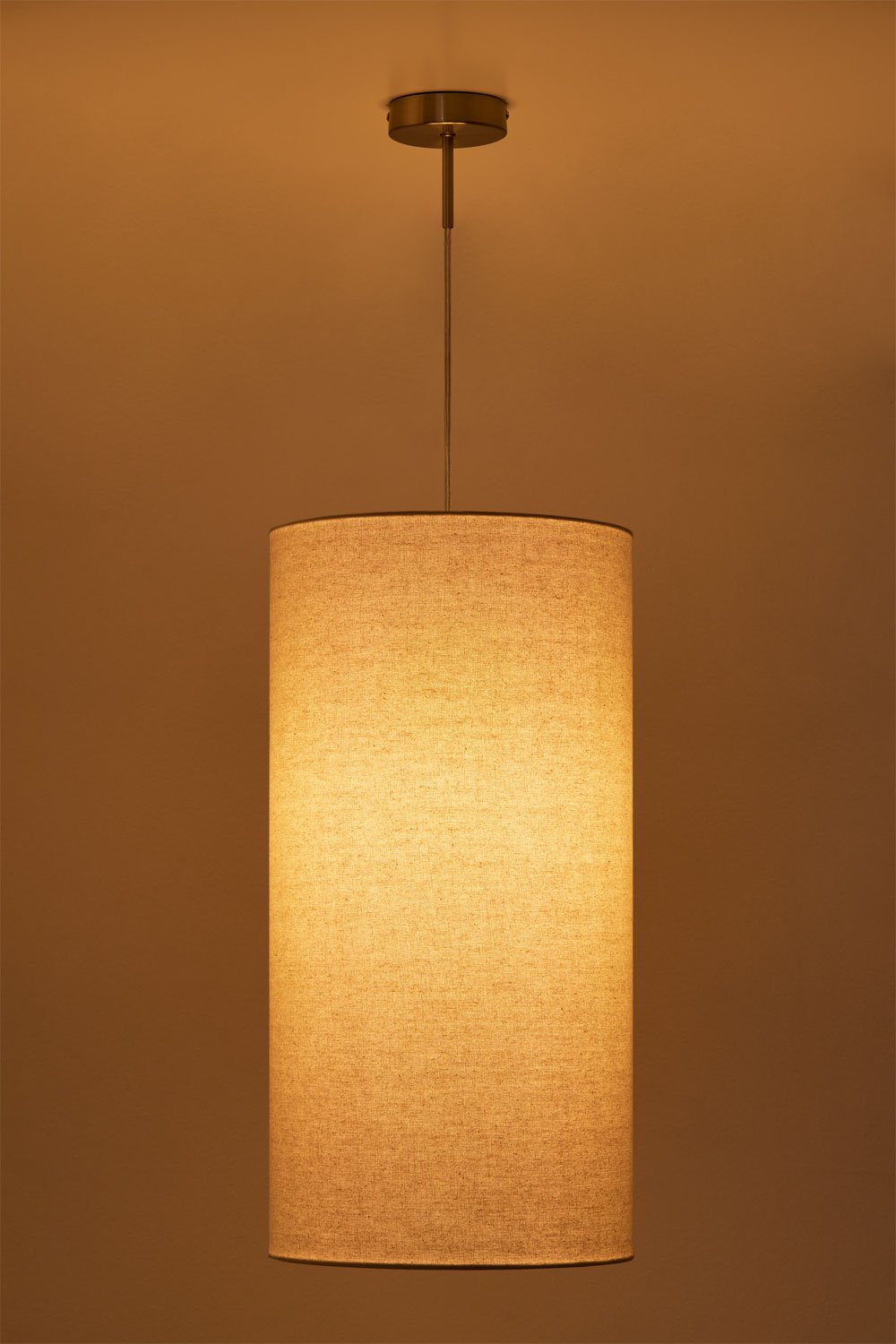 Arlina fabric pendant ceiling lamp, gallery image 2