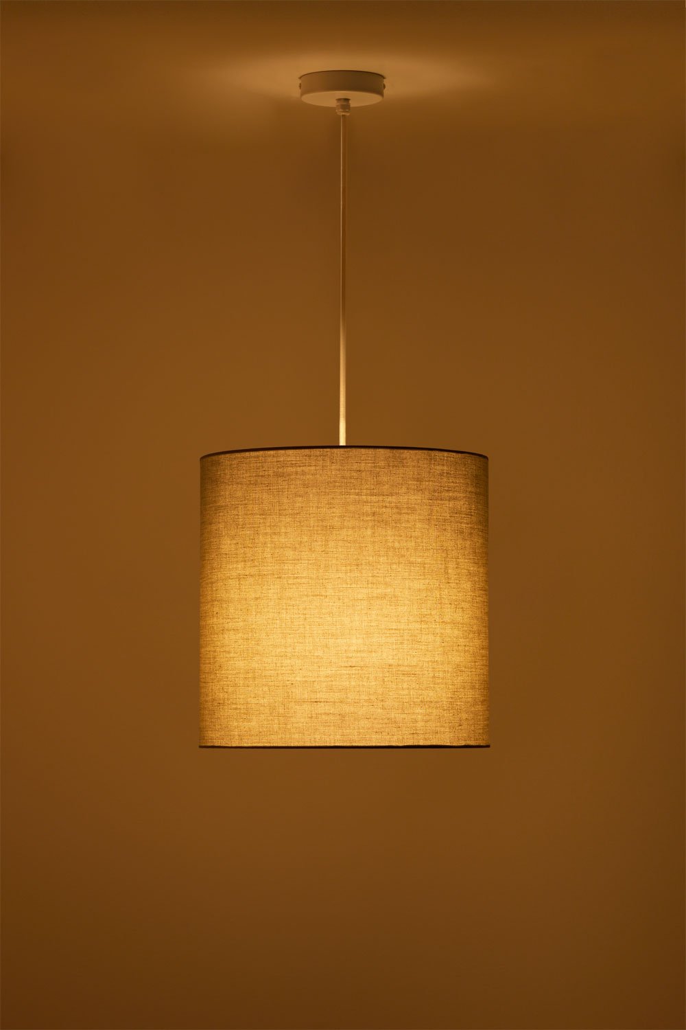 Arlina fabric pendant ceiling lamp, gallery image 2