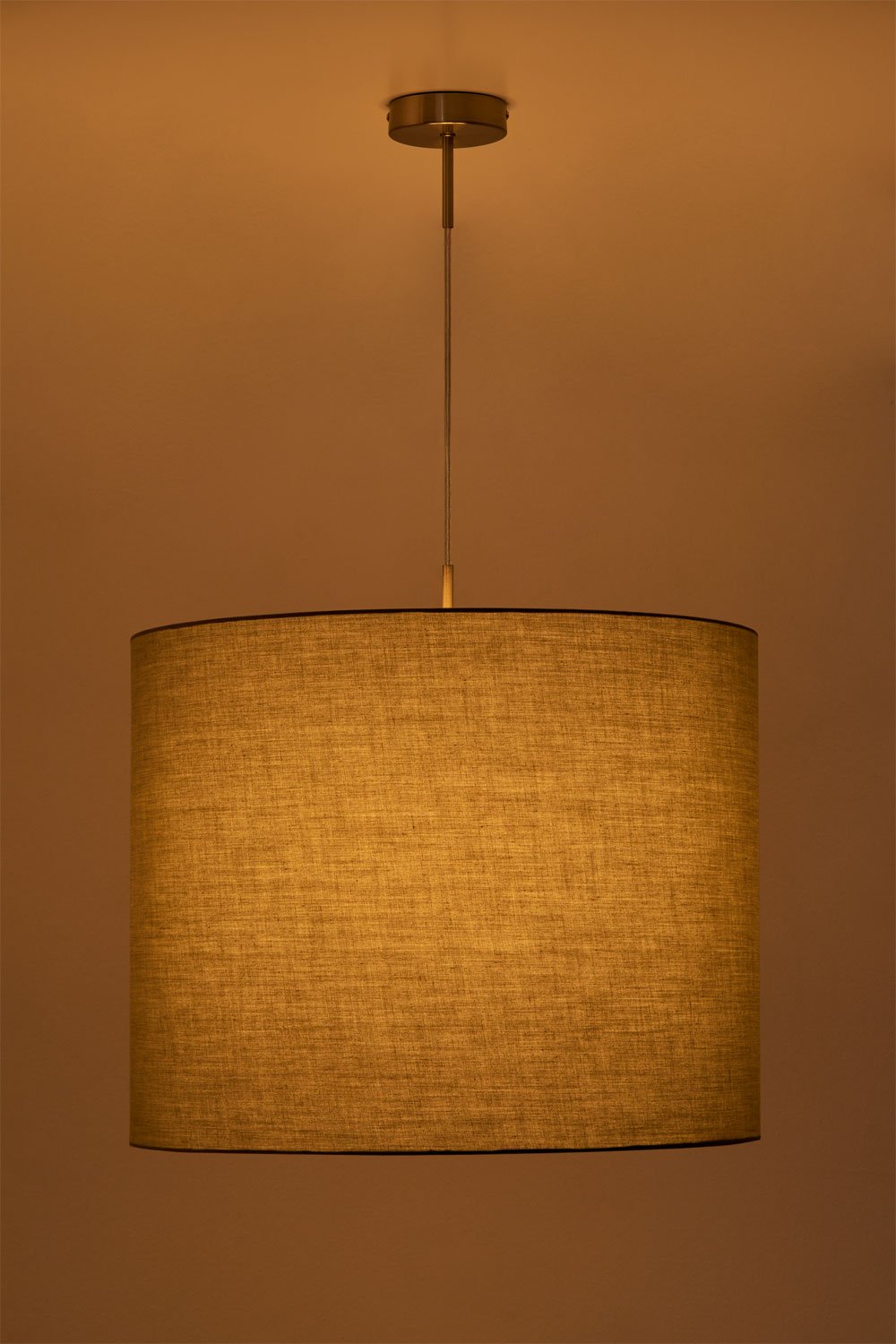 Arlina fabric pendant ceiling lamp, gallery image 2