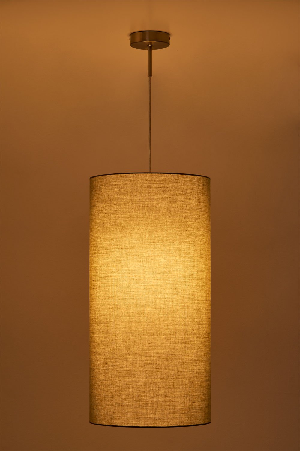 Arlina fabric pendant ceiling lamp, gallery image 2