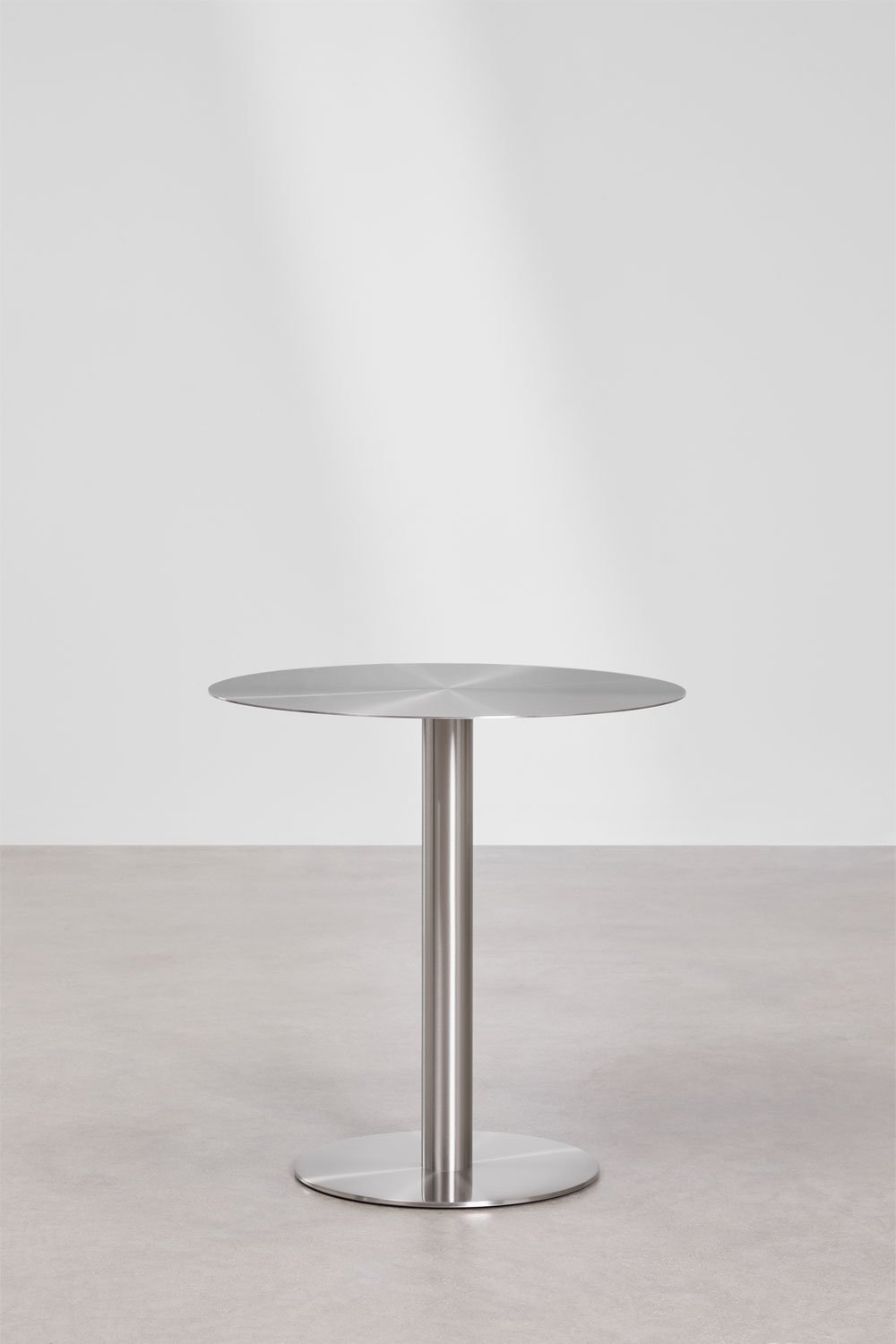 Xiren round stainless steel garden table, gallery image 1