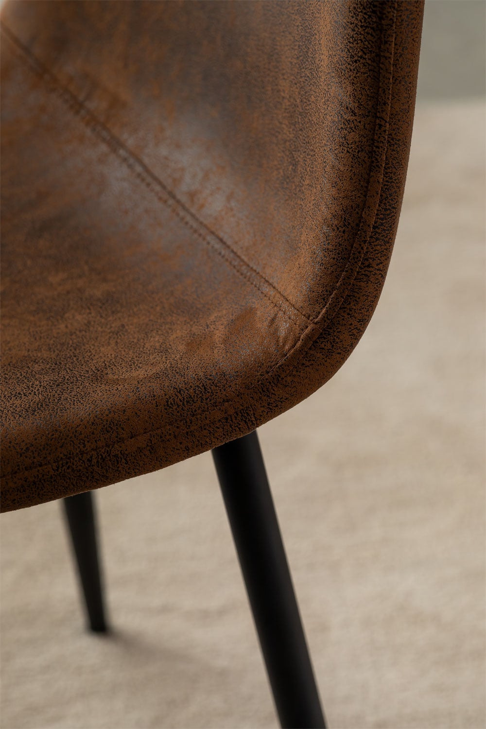 Pack of 4 Glamm dining chairs, gallery image 3