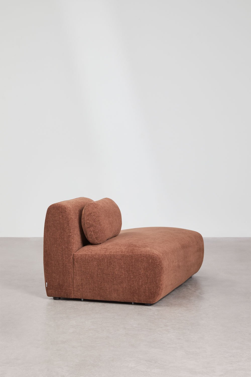 Right chaise module for modular sofa in Coquette chenille, gallery image 3
