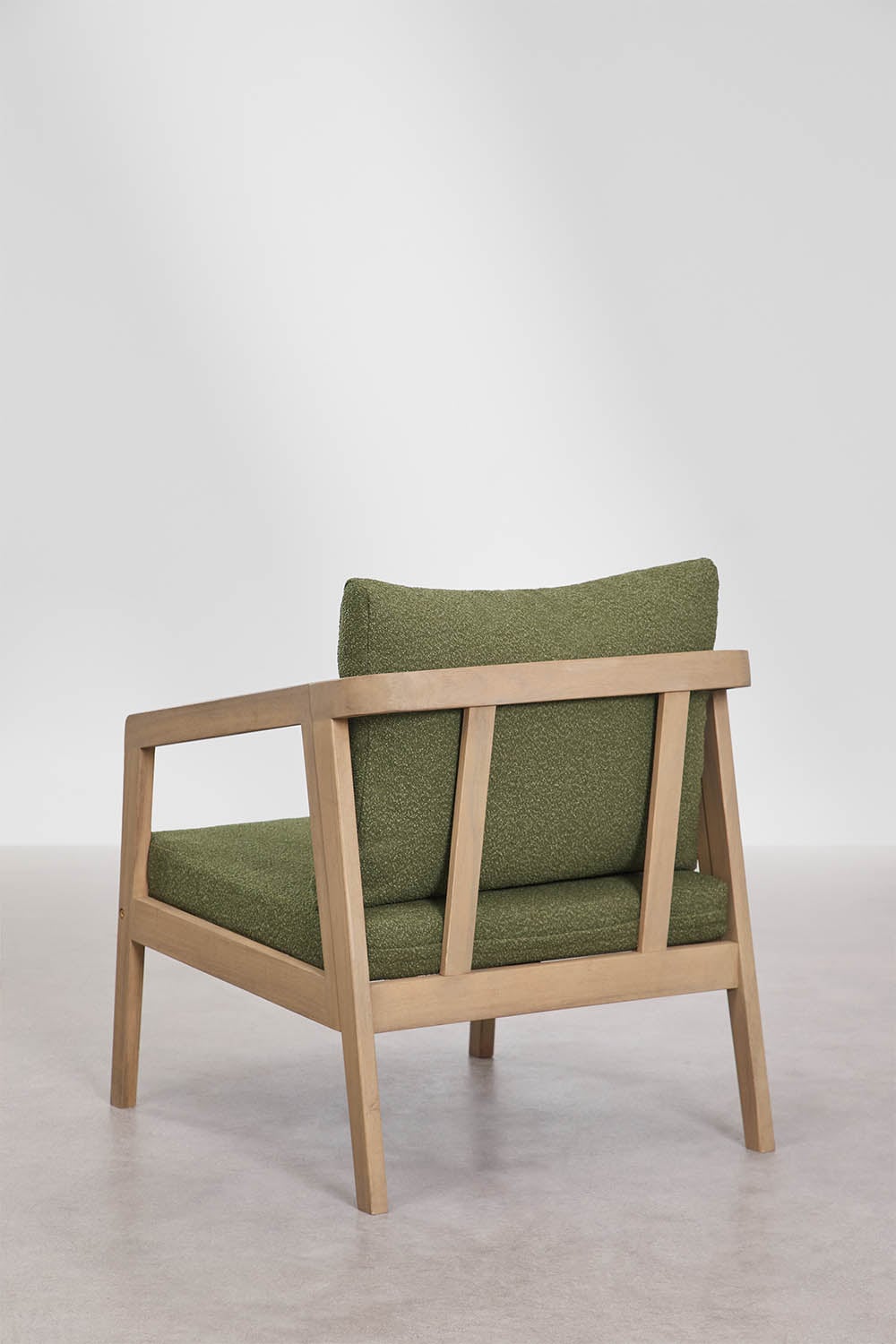 Pack of 2 garden armchairs in acacia wood Kaela, gallery image 7