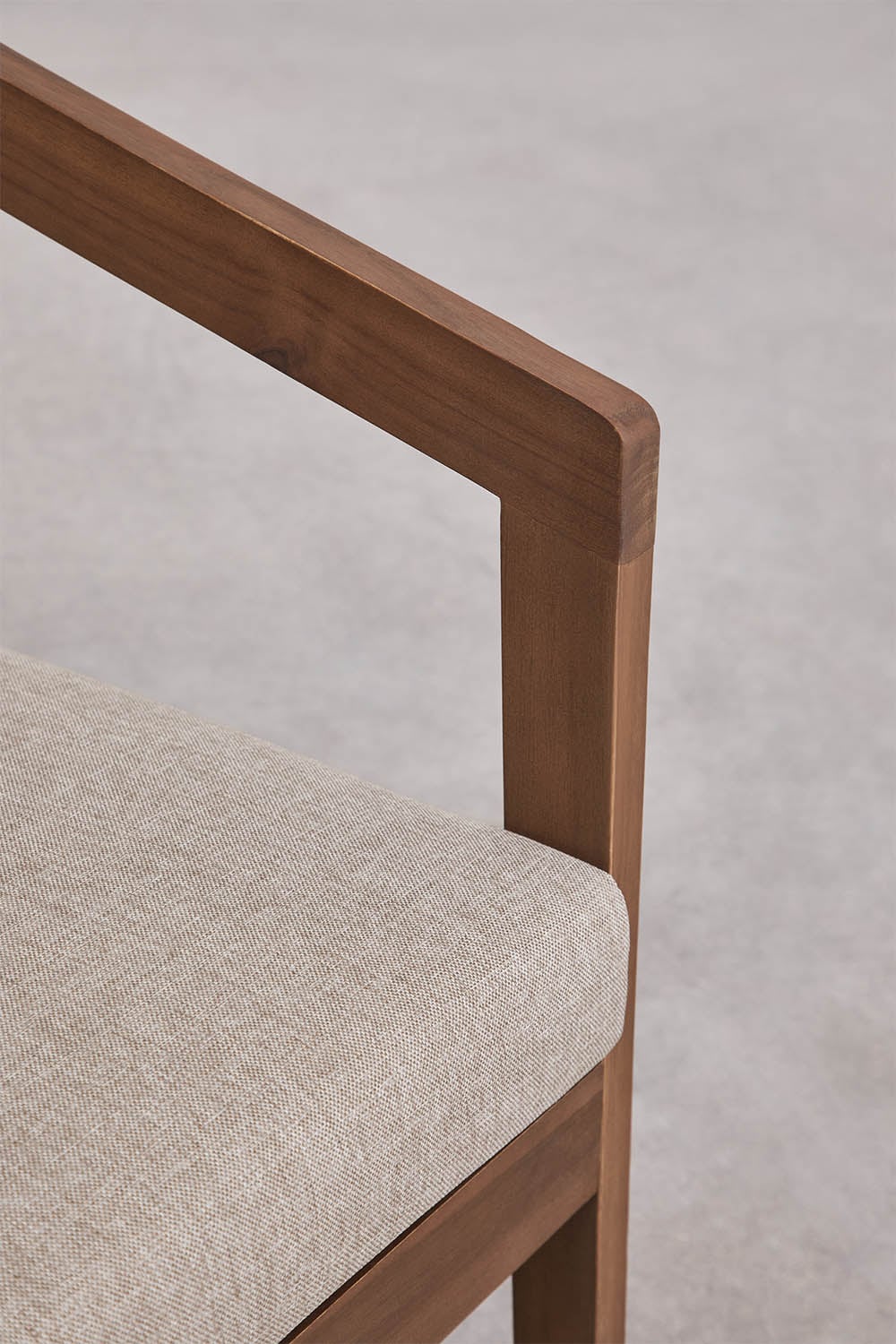 Pack of 2 armchairs in acacia wood Kaela, gallery image 5