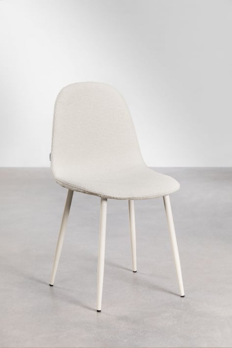 Pack of 4 Glamm dining chairs - Beige Cream