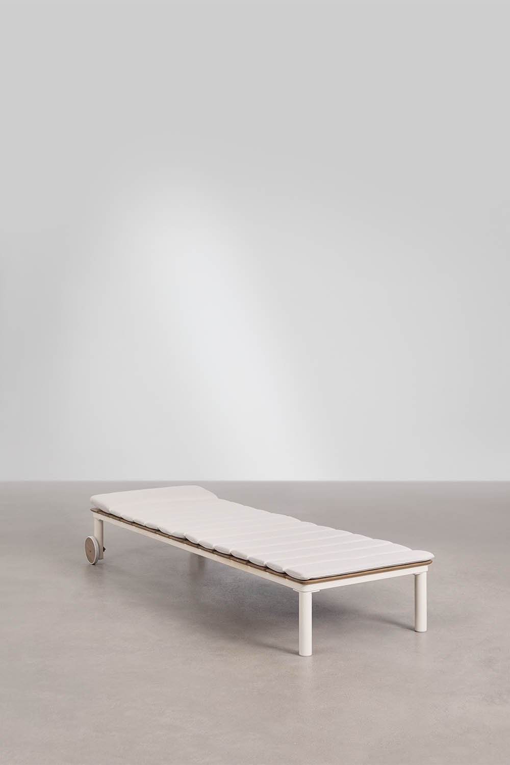 Sirka acacia wood reclining sun lounger, gallery image 2