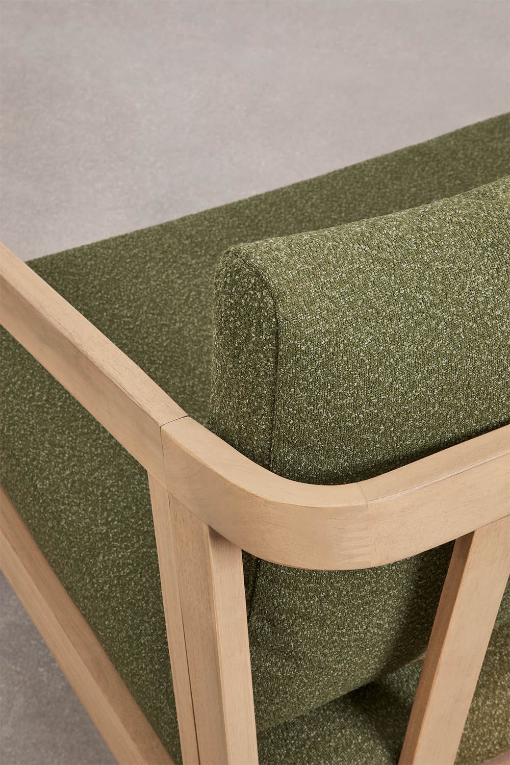 2-seater garden sofa in acacia wood Kaela, gallery image 8