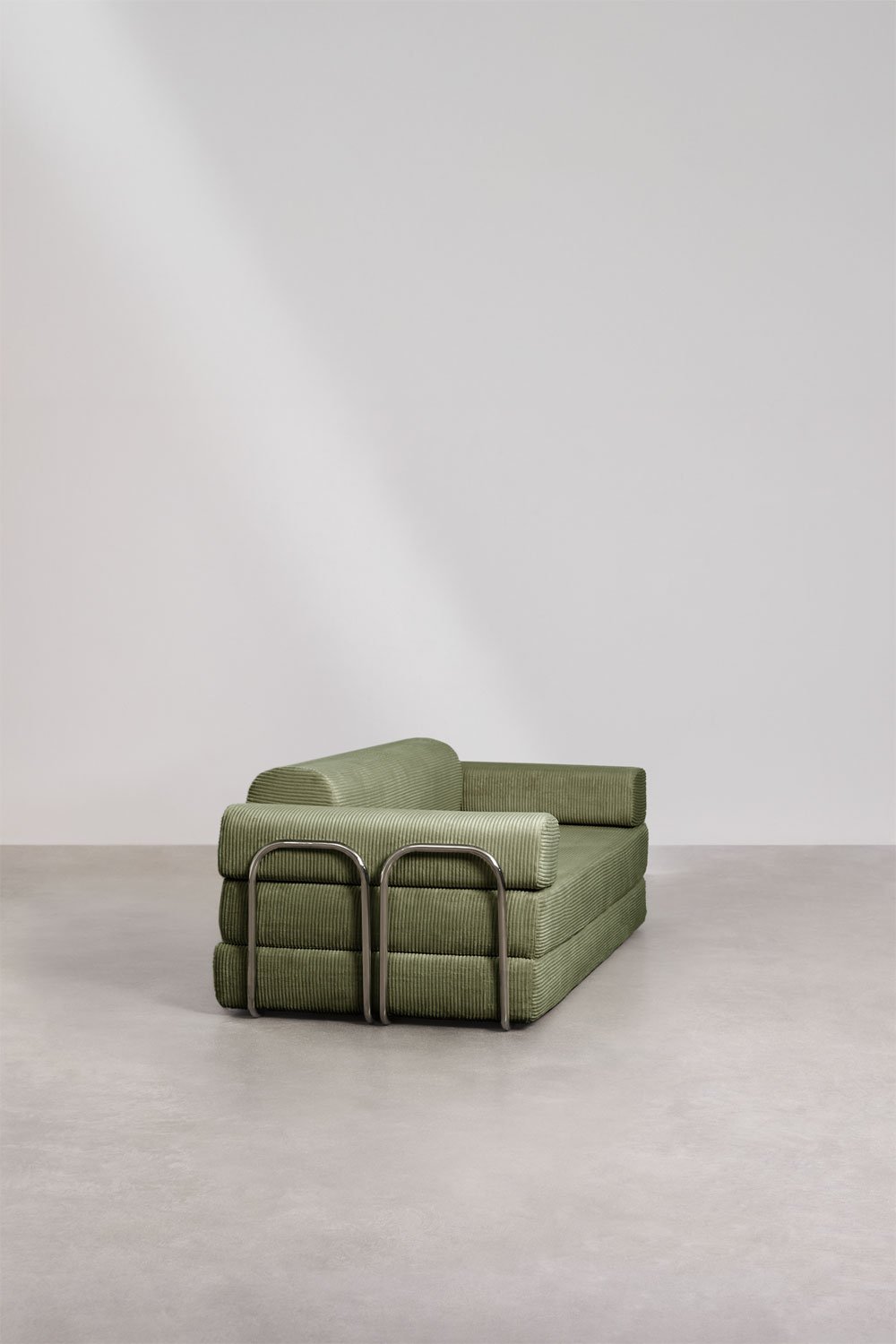 Vacuum-packed 2-seater velvet sofa bed Mitchie, gallery image 4