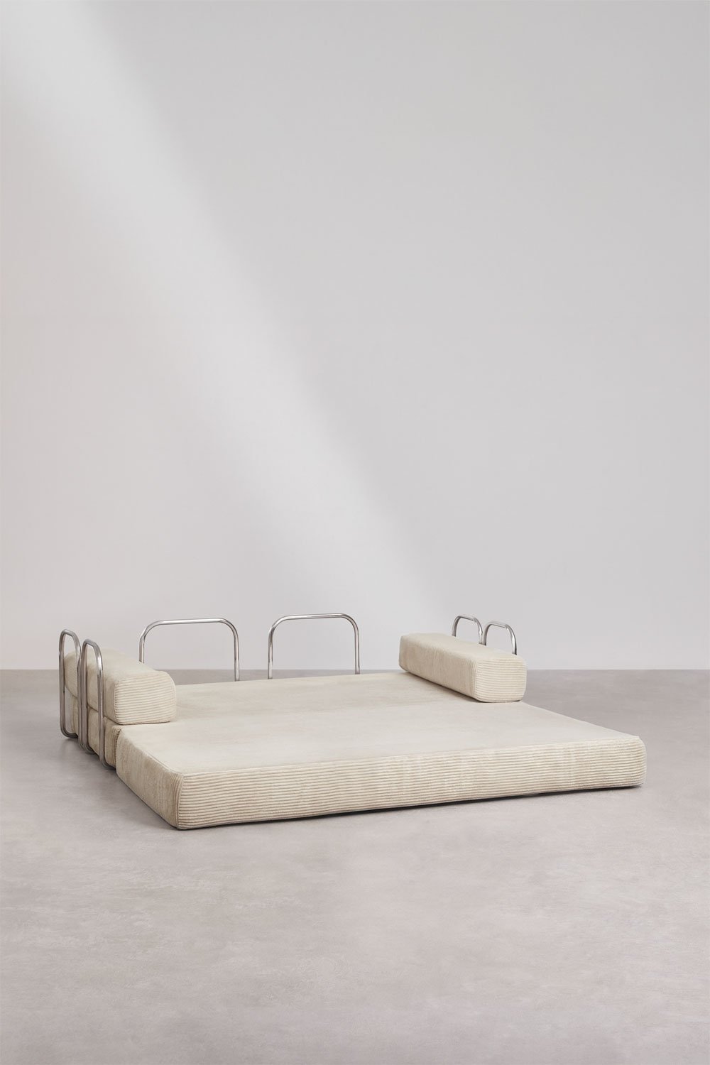 Vacuum-packed 2-seater velvet sofa bed Mitchie, gallery image 4