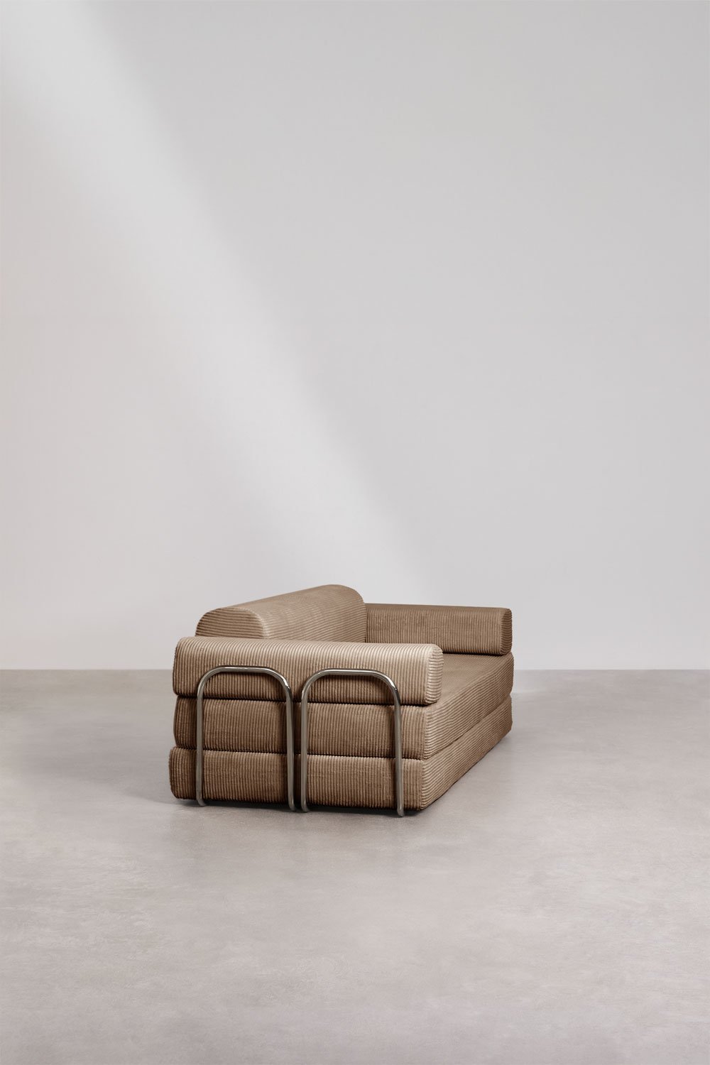 Vacuum-packed 2-seater velvet sofa bed Mitchie, gallery image 4