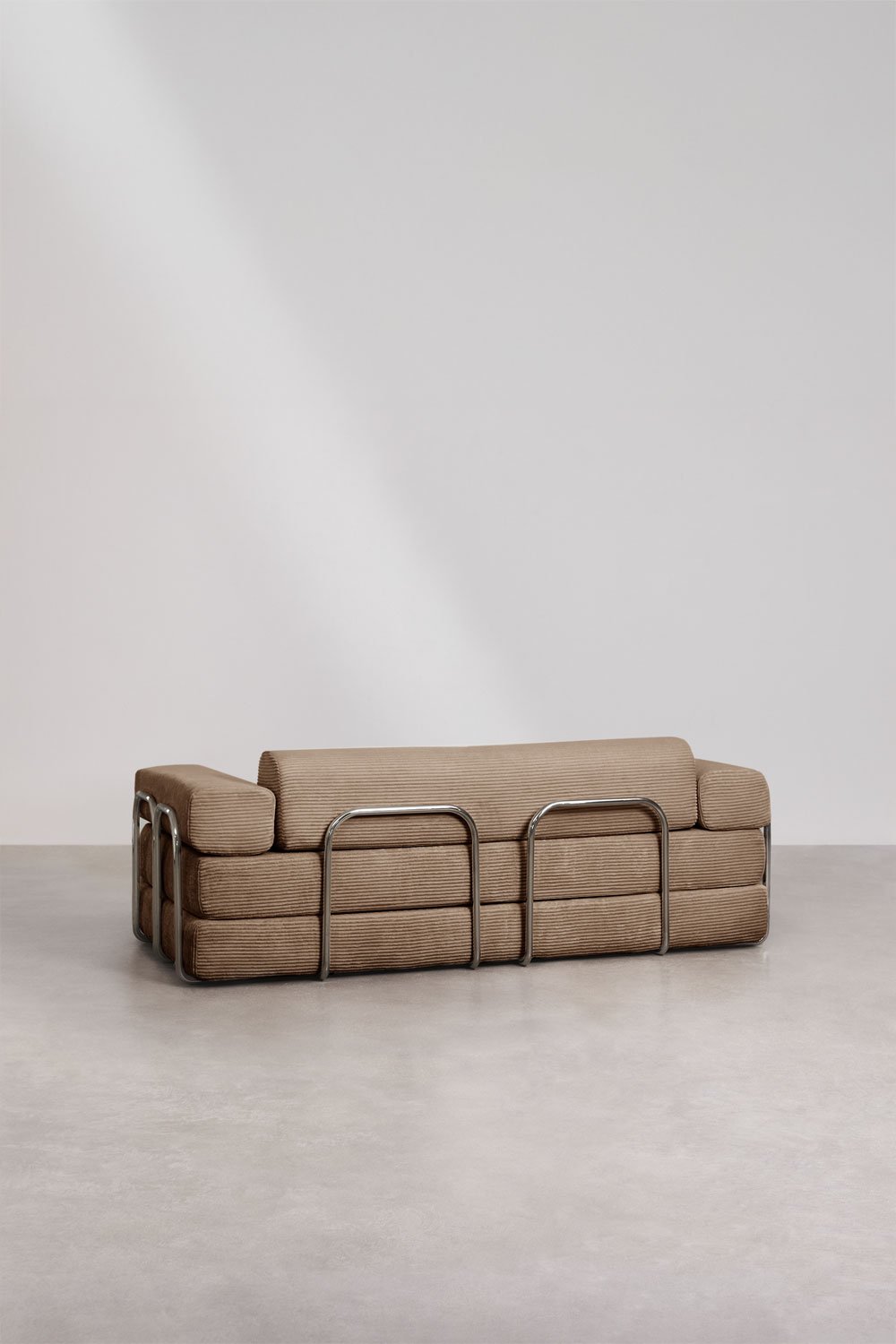 Vacuum-packed 2-seater velvet sofa bed Mitchie, gallery image 6