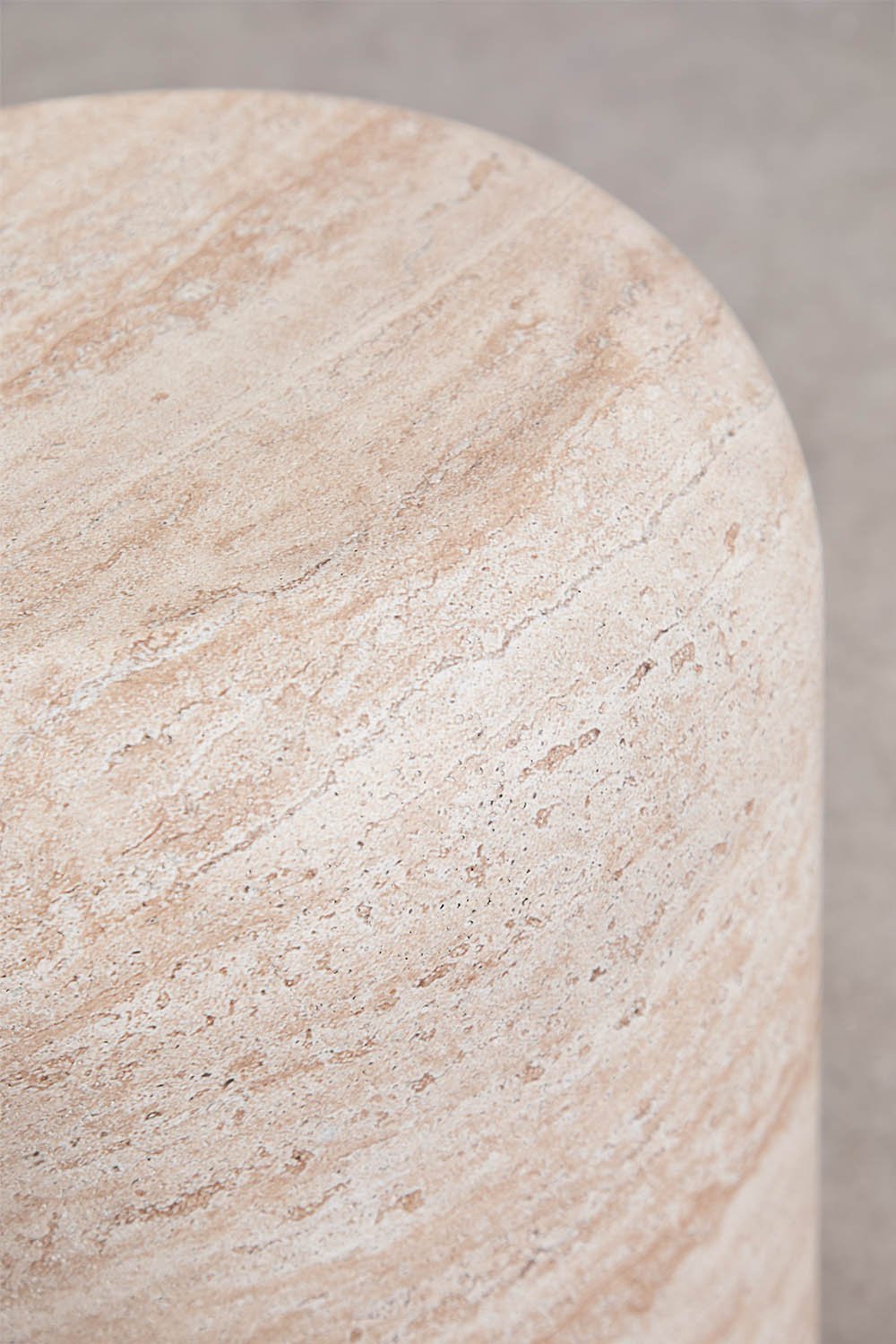 Round side table Ø35 cm in cement Fonelas, gallery image 2