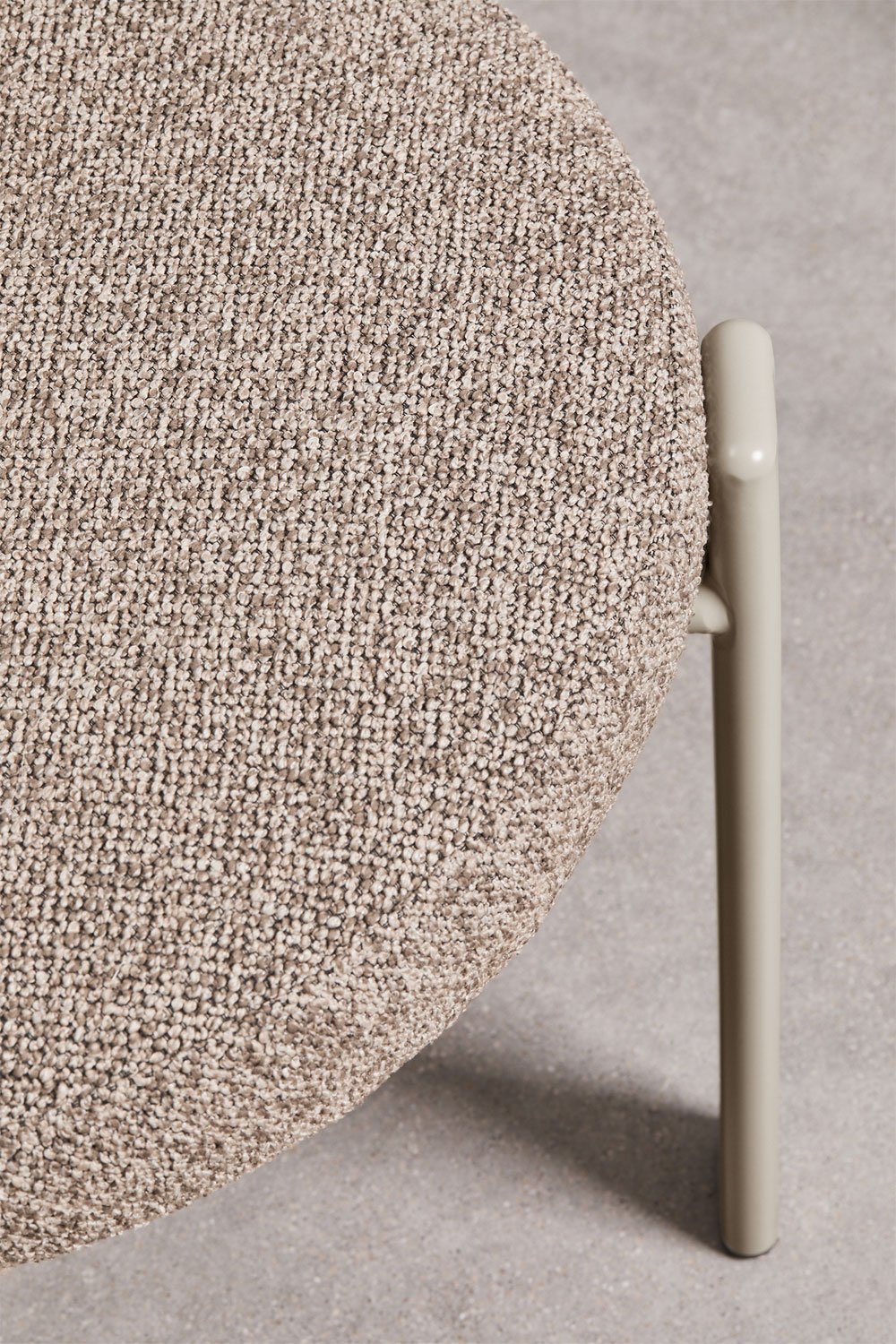 Jolie upholstered dining chair with iron frame, gallery image 7