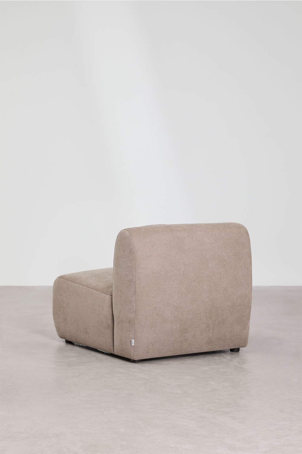 Central module for modular sofa in Coquette chenille, gallery image 4