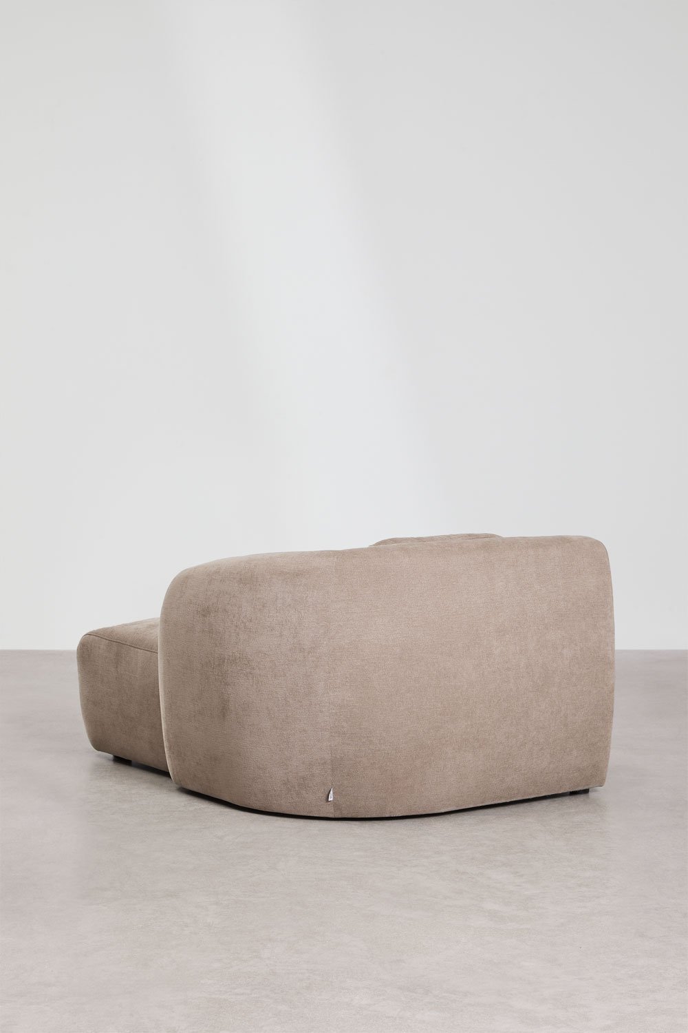 Right chaise longue module for modular sofa in Coquette chenille, gallery image 4