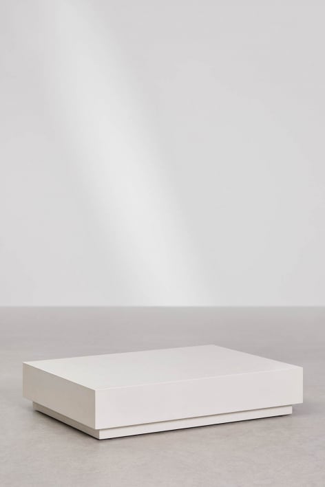 Rectangular 120x90 cm Manir cement garden coffee table