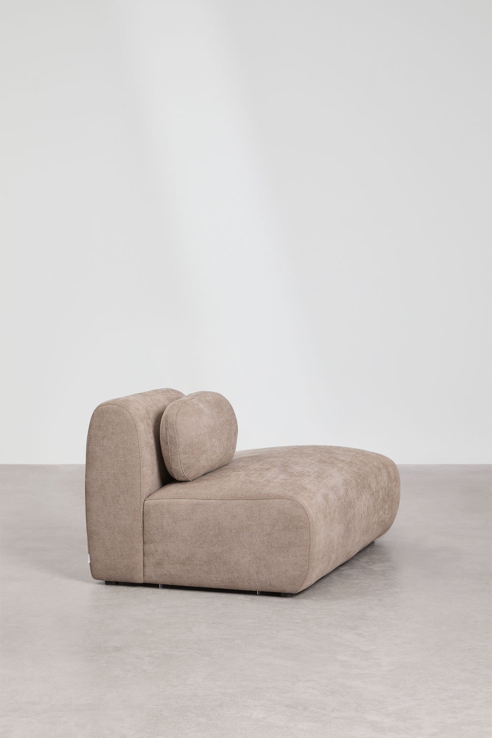 Right chaise module for modular sofa in Coquette chenille, gallery image 3