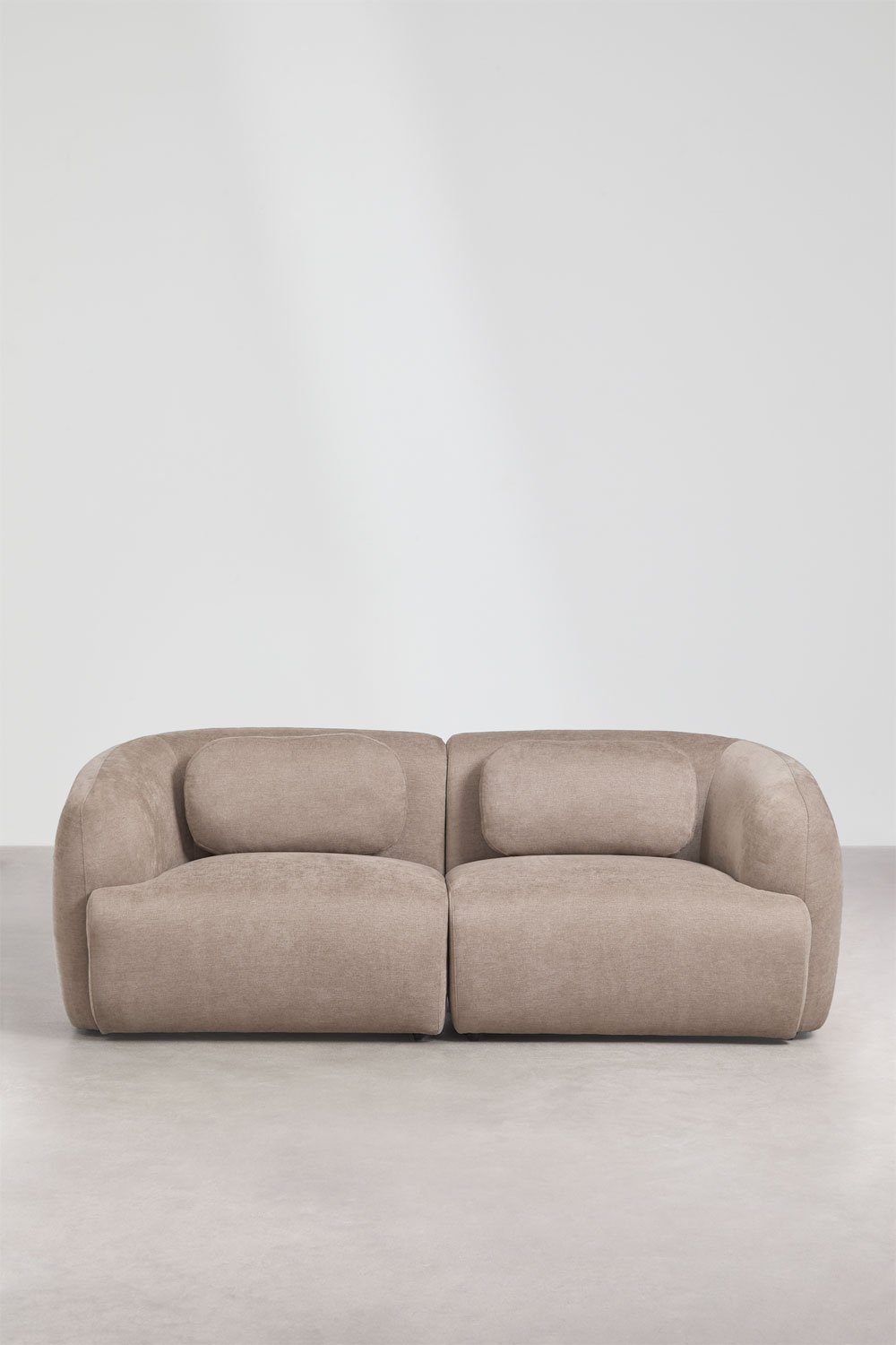 2-piece modular sofa in Coquette chenille, gallery image 5