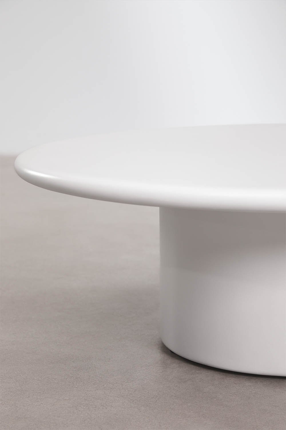 Namara round cement coffee table, gallery image 3