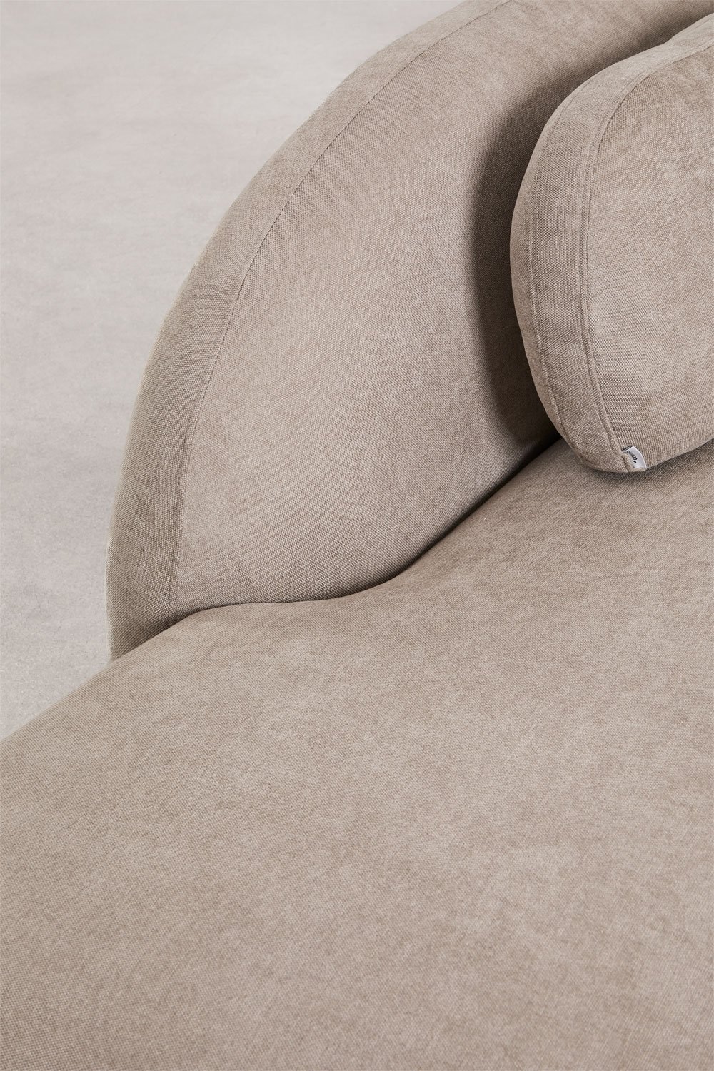 3-piece right modular chaise longue sofa with left divan in Coquette chenille, gallery image 4