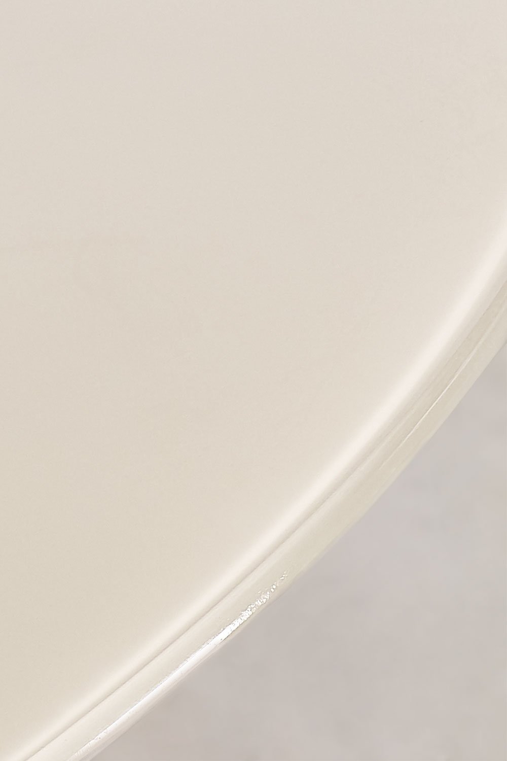 Round dining table Ø120 cm in tempered glass and MDF Asgri, gallery image 6