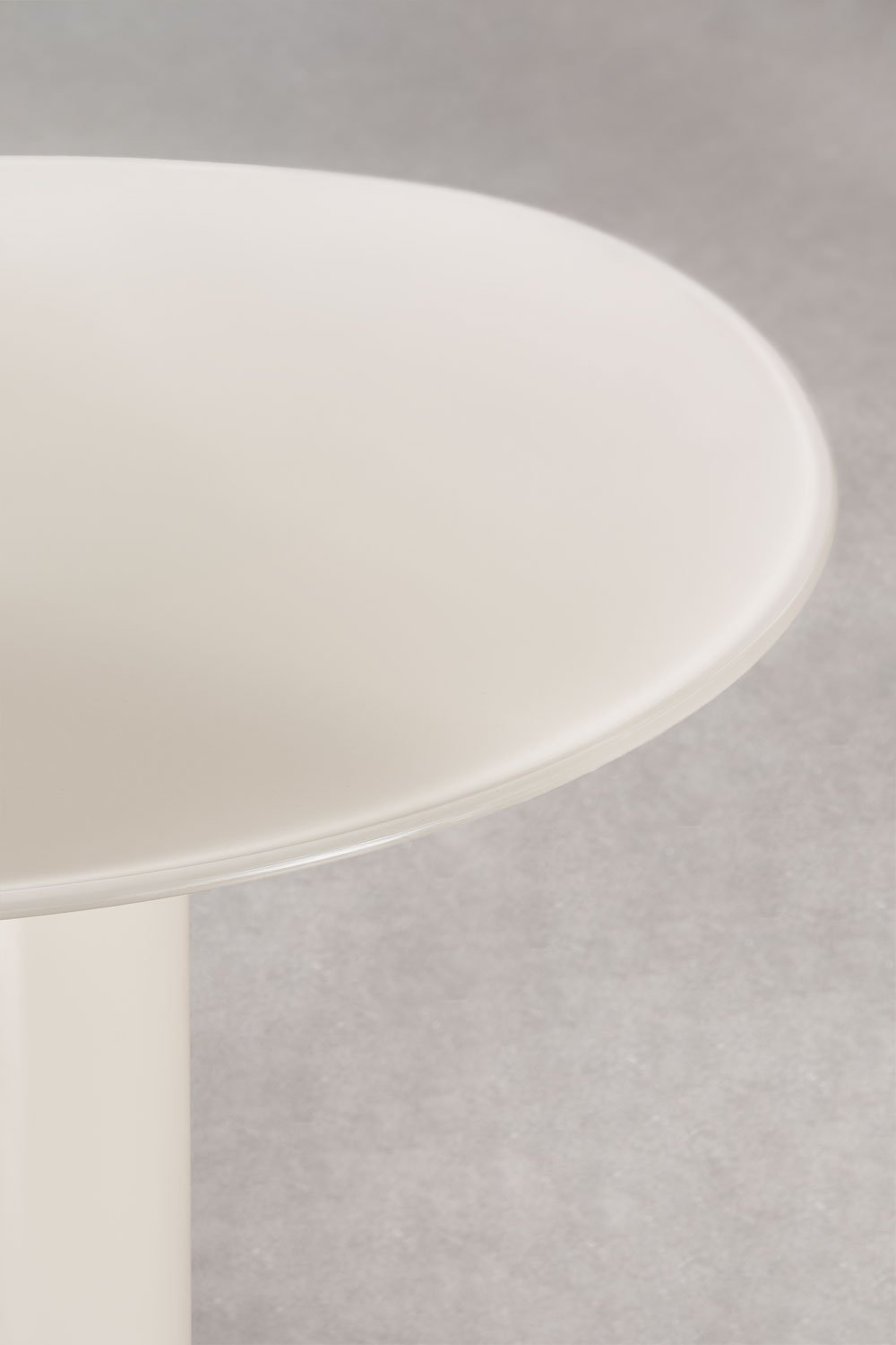 Oval dining table 220x110 cm in tempered glass and MDF Asgri, gallery image 6