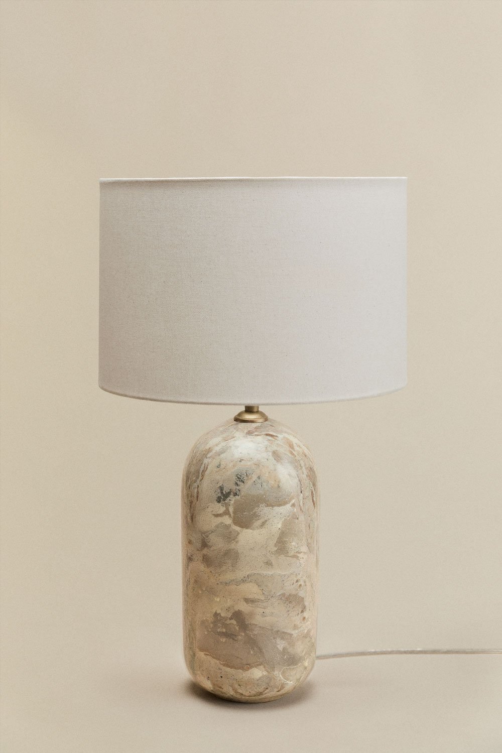 Yalvira natural stone table lamp, gallery image 3