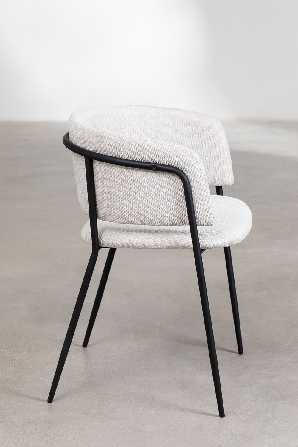 Pack of 2 Nalon upholstered dining chairs, gallery image 3