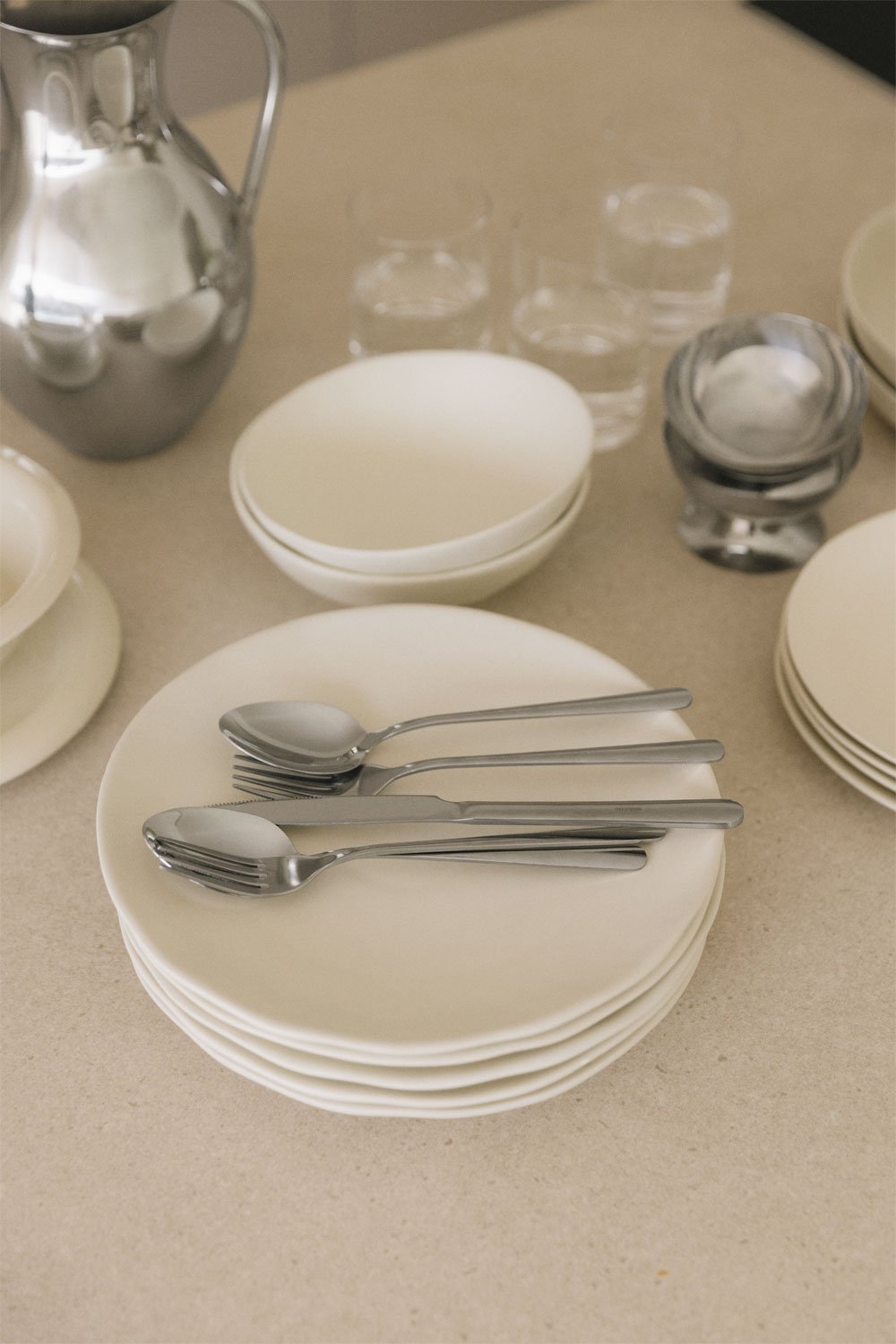 16-piece Sornia stainless steel cutlery set, gallery image 1