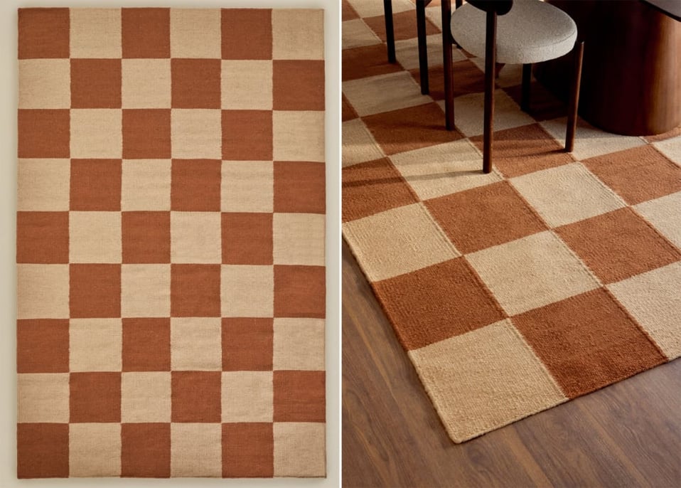 Bamako wool and cotton rug