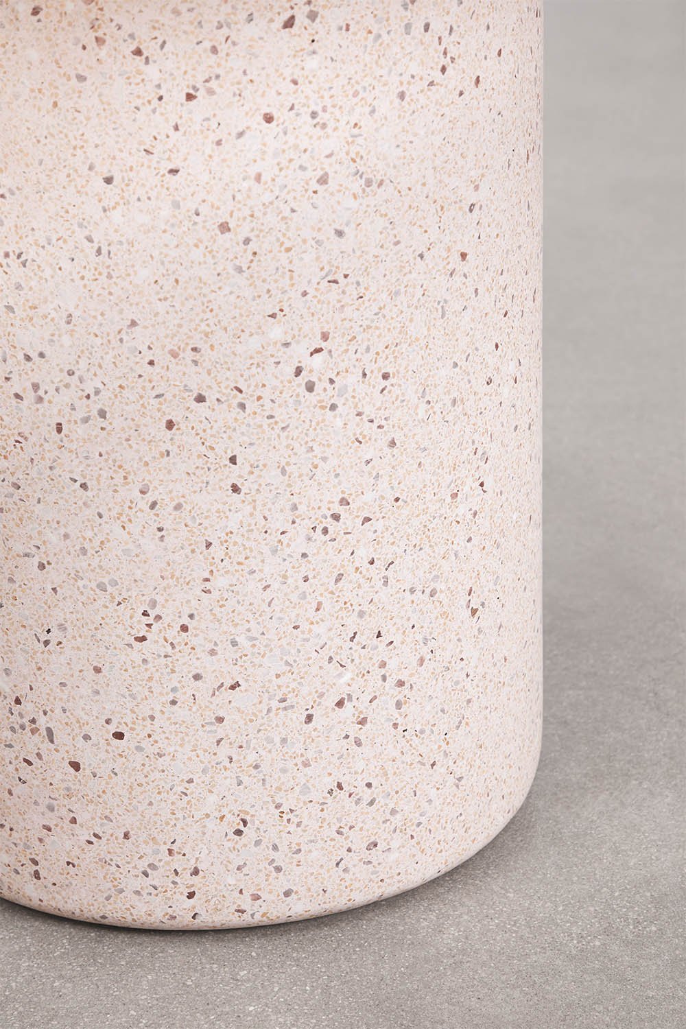 Emiria round cement dining table, gallery image 4