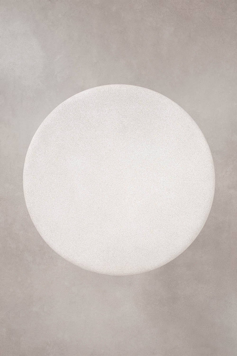Eloria round garden table Ø120 cm in cement, gallery image 5