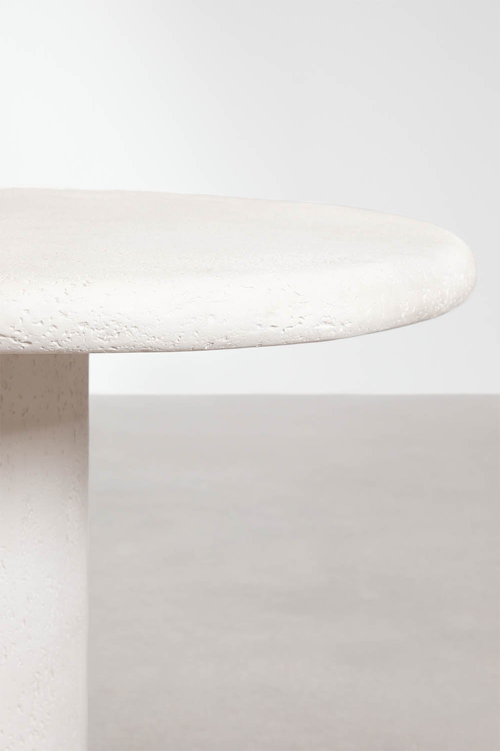 Oval dining table 260x110 cm in Aurean cement, gallery image 5