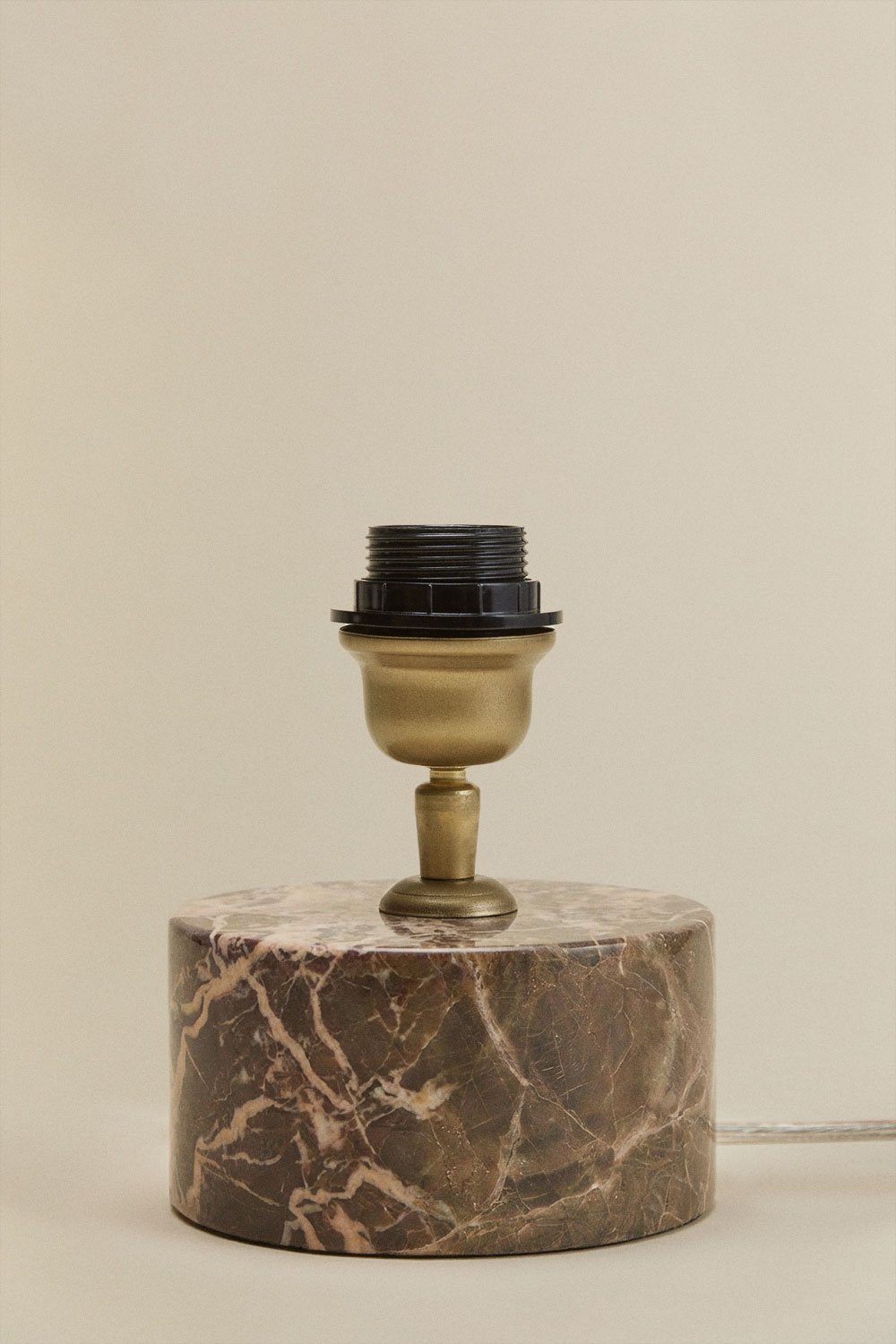 Orlena natural stone table lamp base, gallery image 3