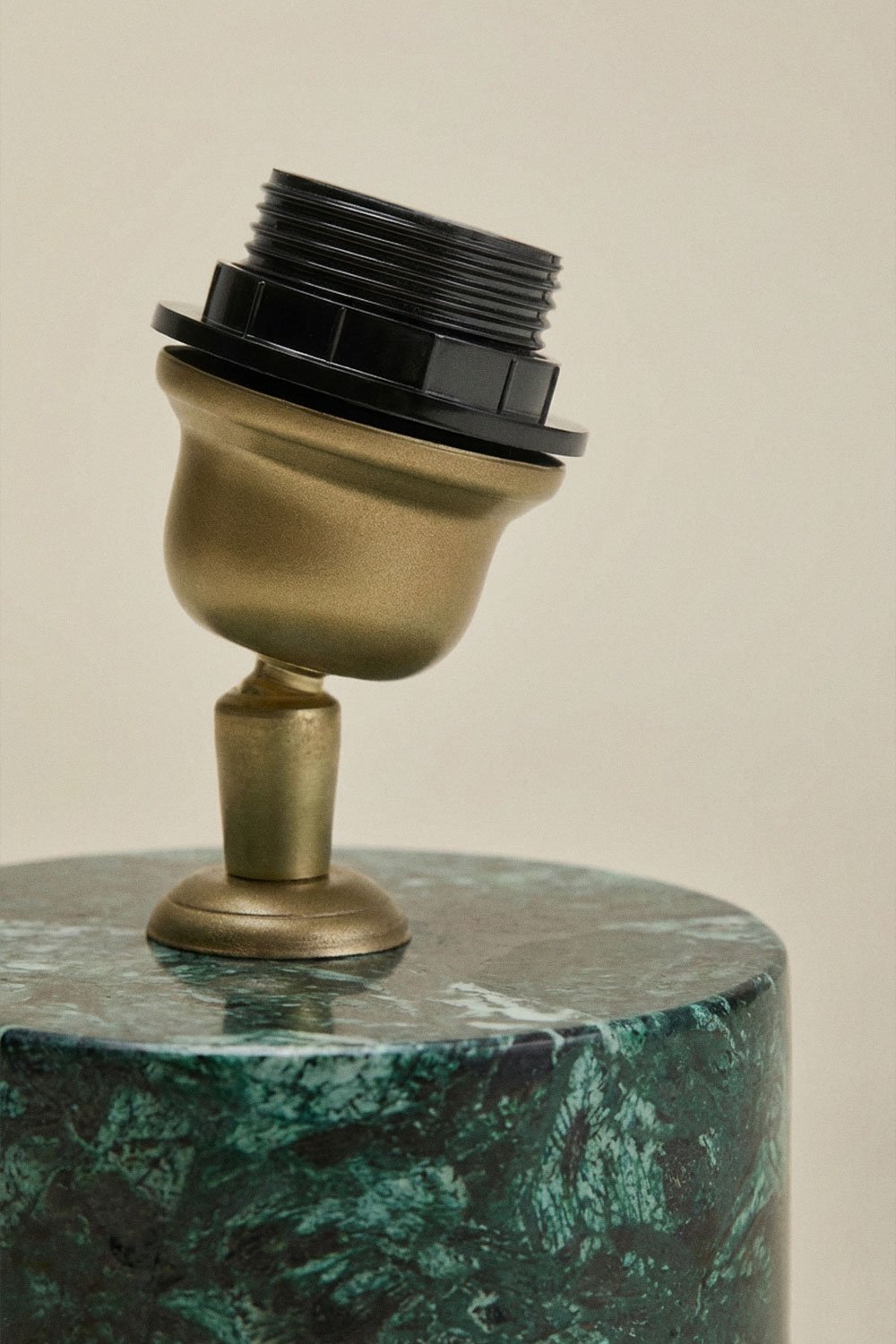 Orlena natural stone table lamp base, gallery image 4