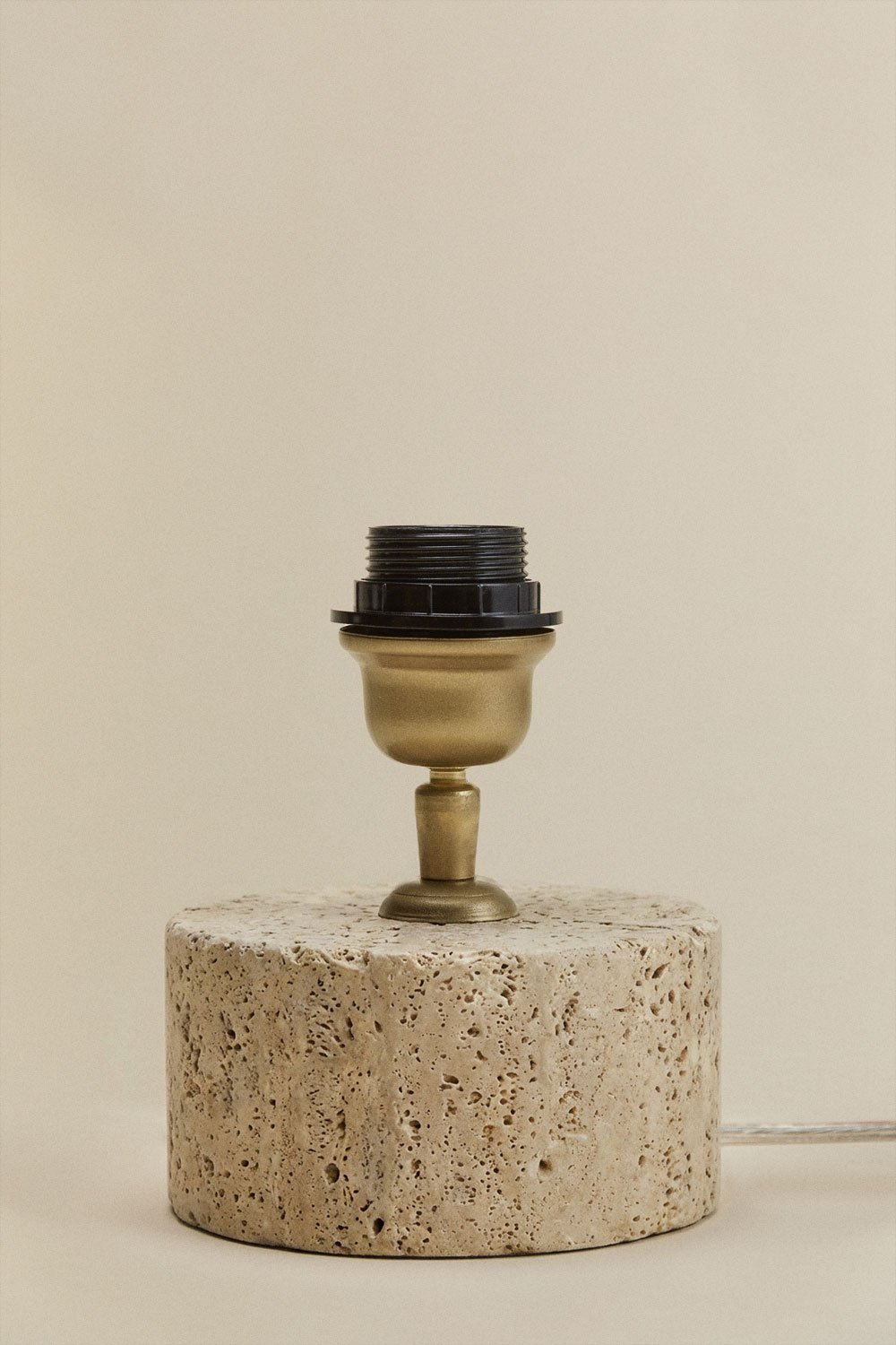 Orlena natural stone table lamp base, gallery image 3