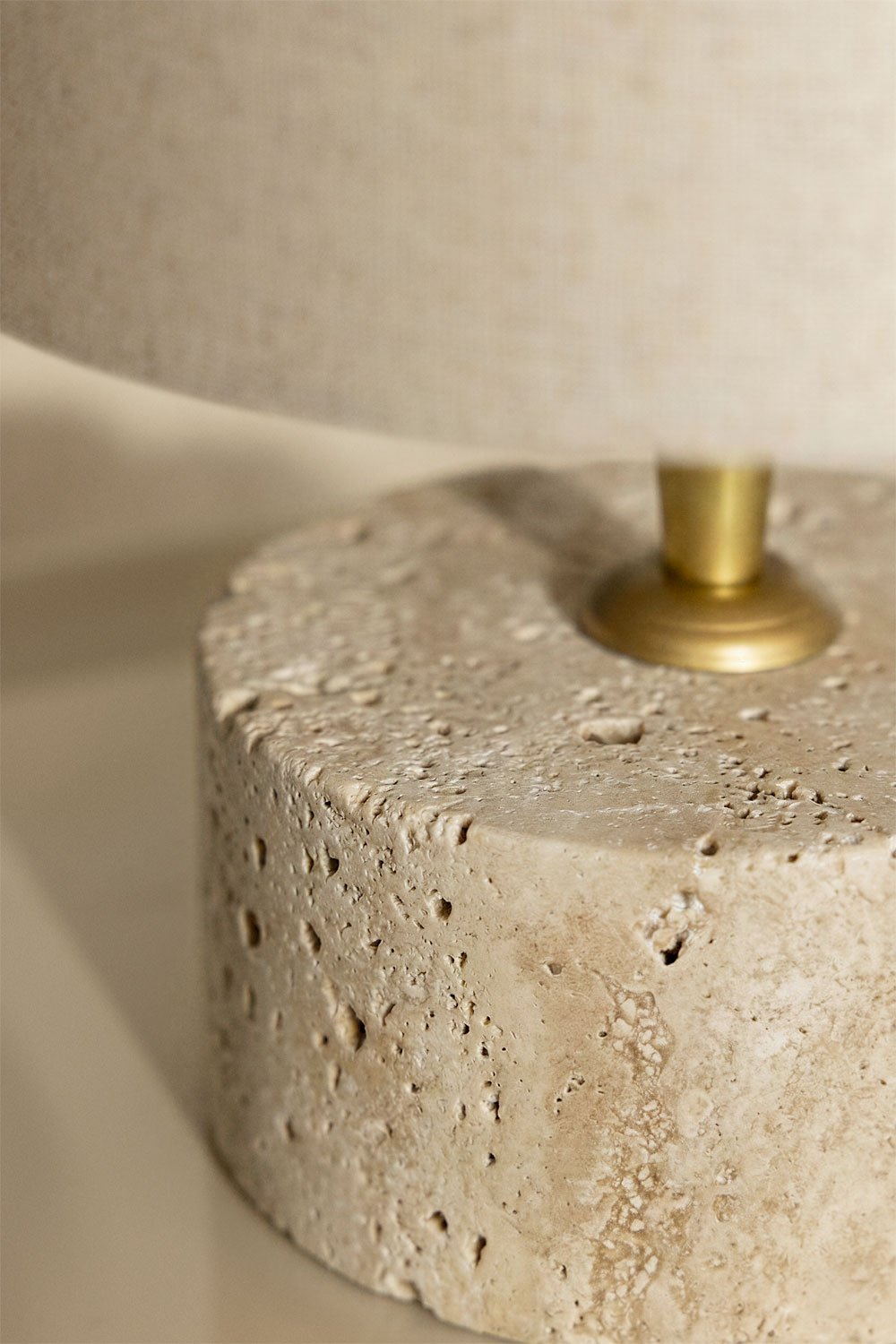 Orlena natural stone table lamp base, gallery image 2