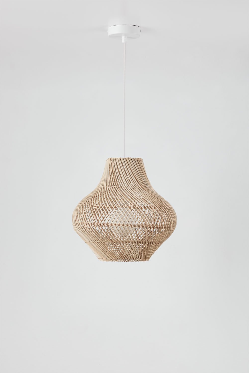 Magali rattan outdoor hanging ceiling lamp, gallery image 1