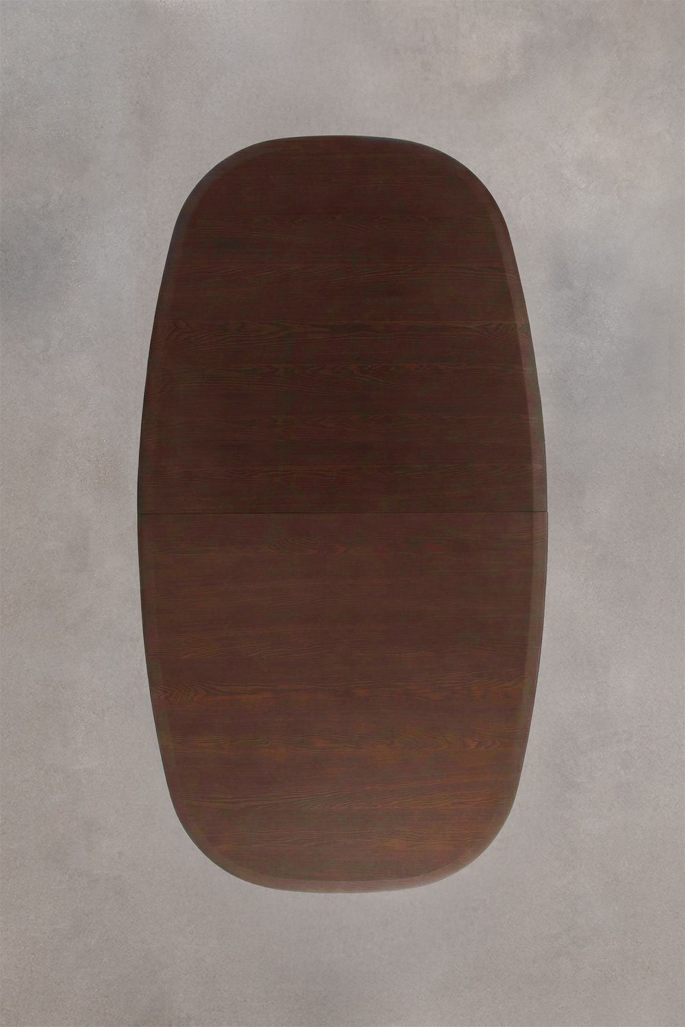 Oval extendable dining table in MDF and ash veneer Nuveta, gallery image 11