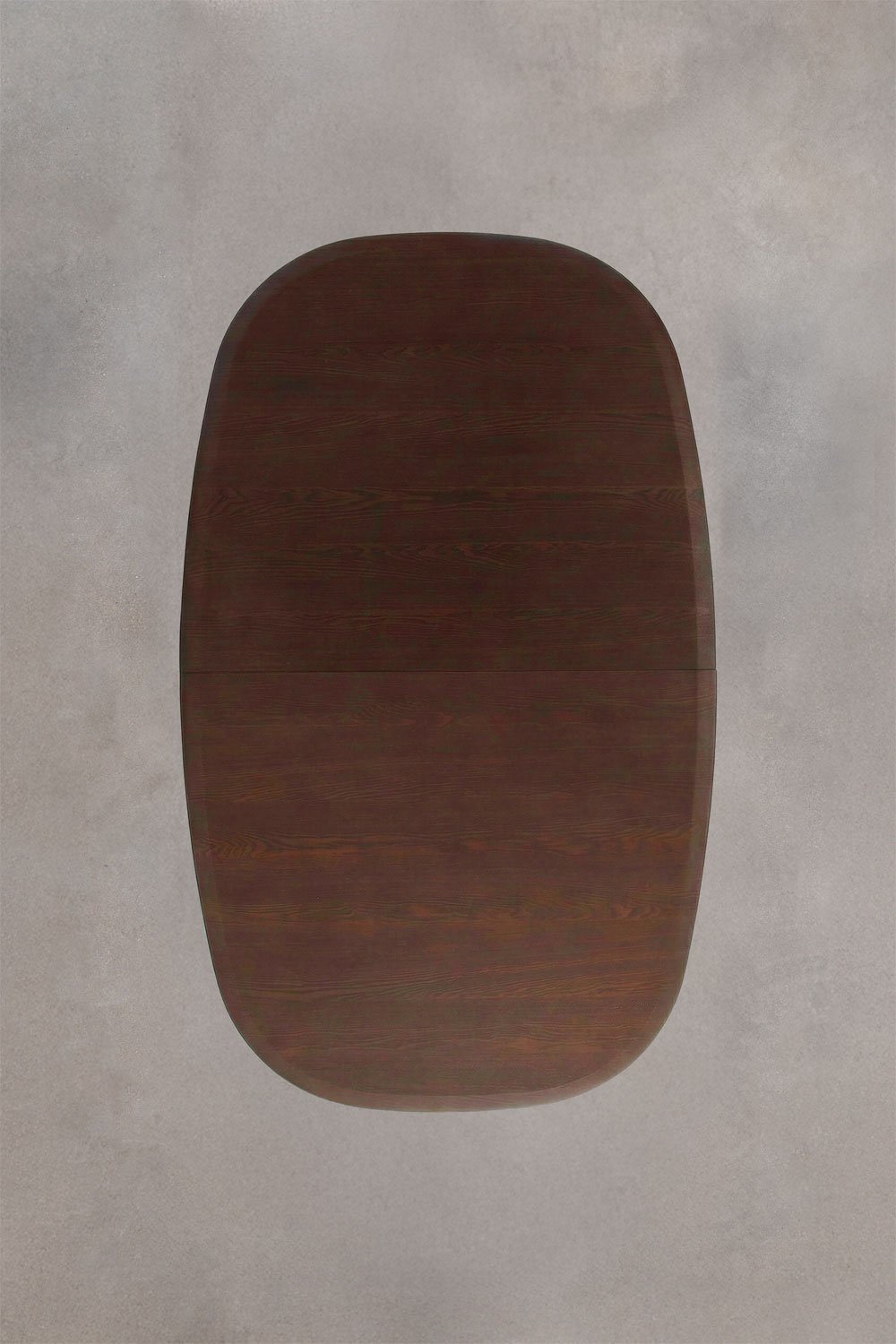 Oval extendable dining table in MDF and ash veneer Nuveta, gallery image 9