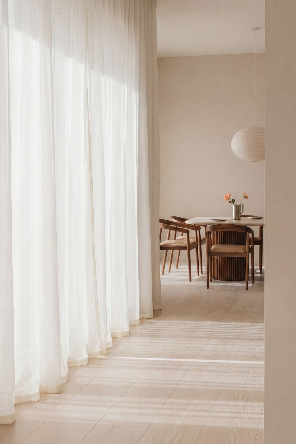 140x260 cm Soyler cotton curtain, gallery image 1