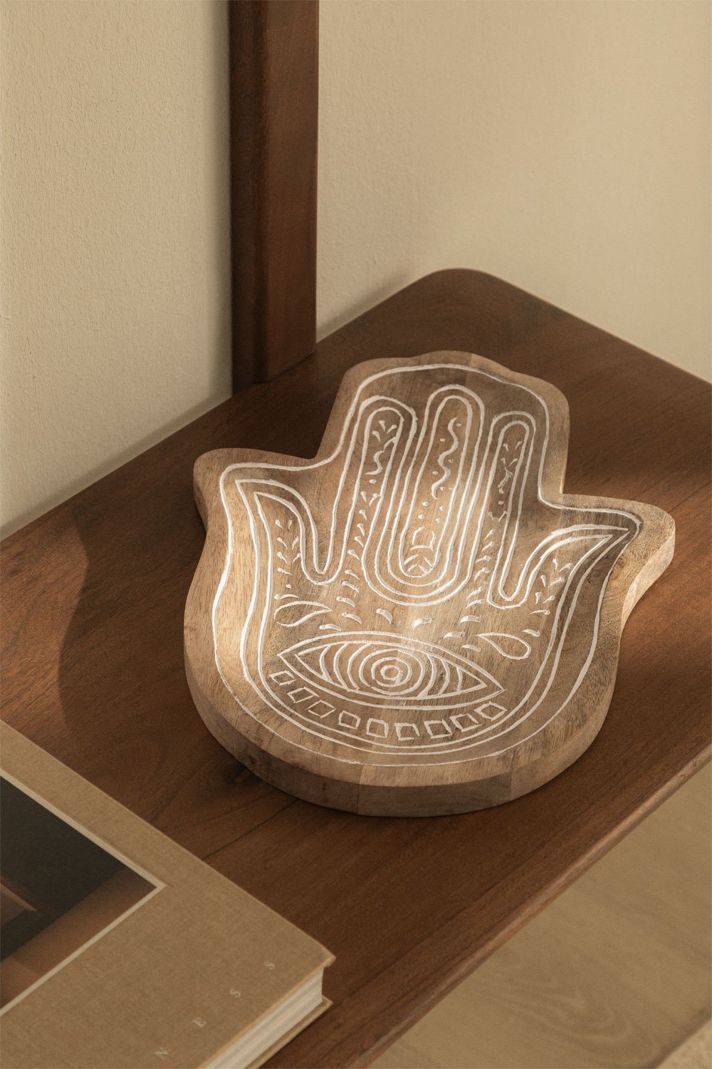 Kaloyan Mango Wood Pocket Tray , gallery image 1