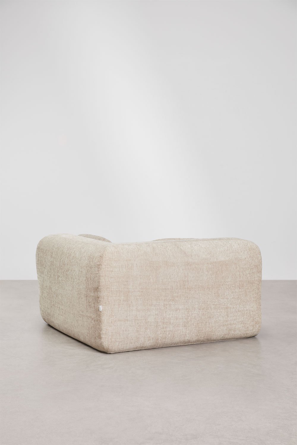 Merida vacuum-packed chenille modular sofa corner module, gallery image 4