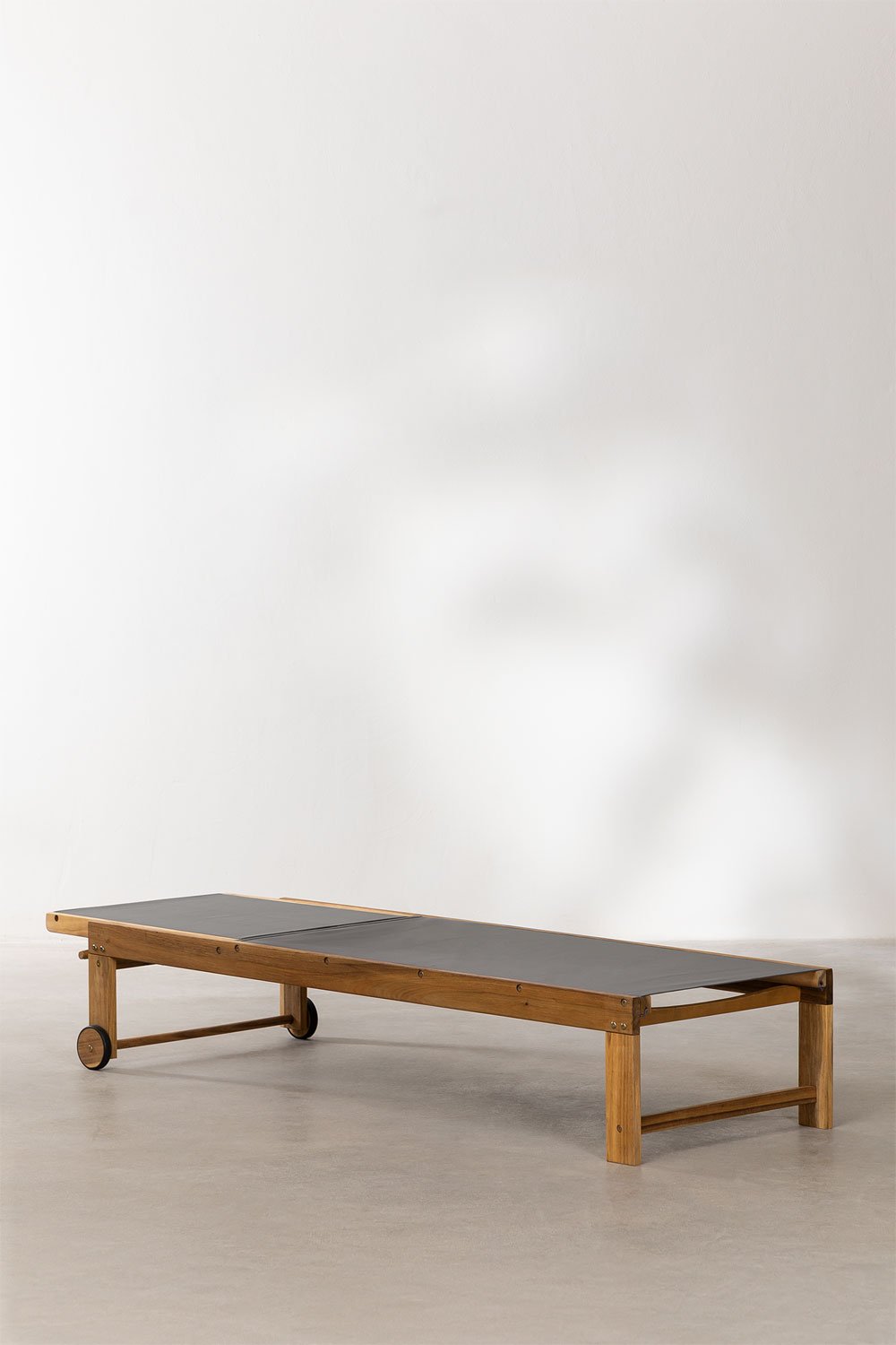 Valerys wooden reclining sun lounger, gallery image 5