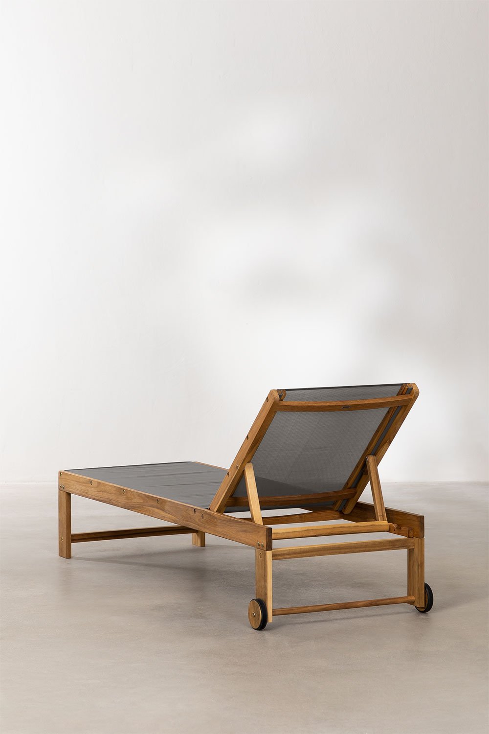 Valerys wooden reclining sun lounger, gallery image 7