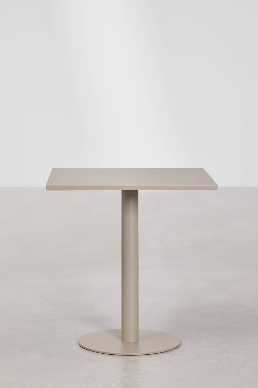 Square 70x70 cm kitchen table in Mizzi iron, gallery image 2