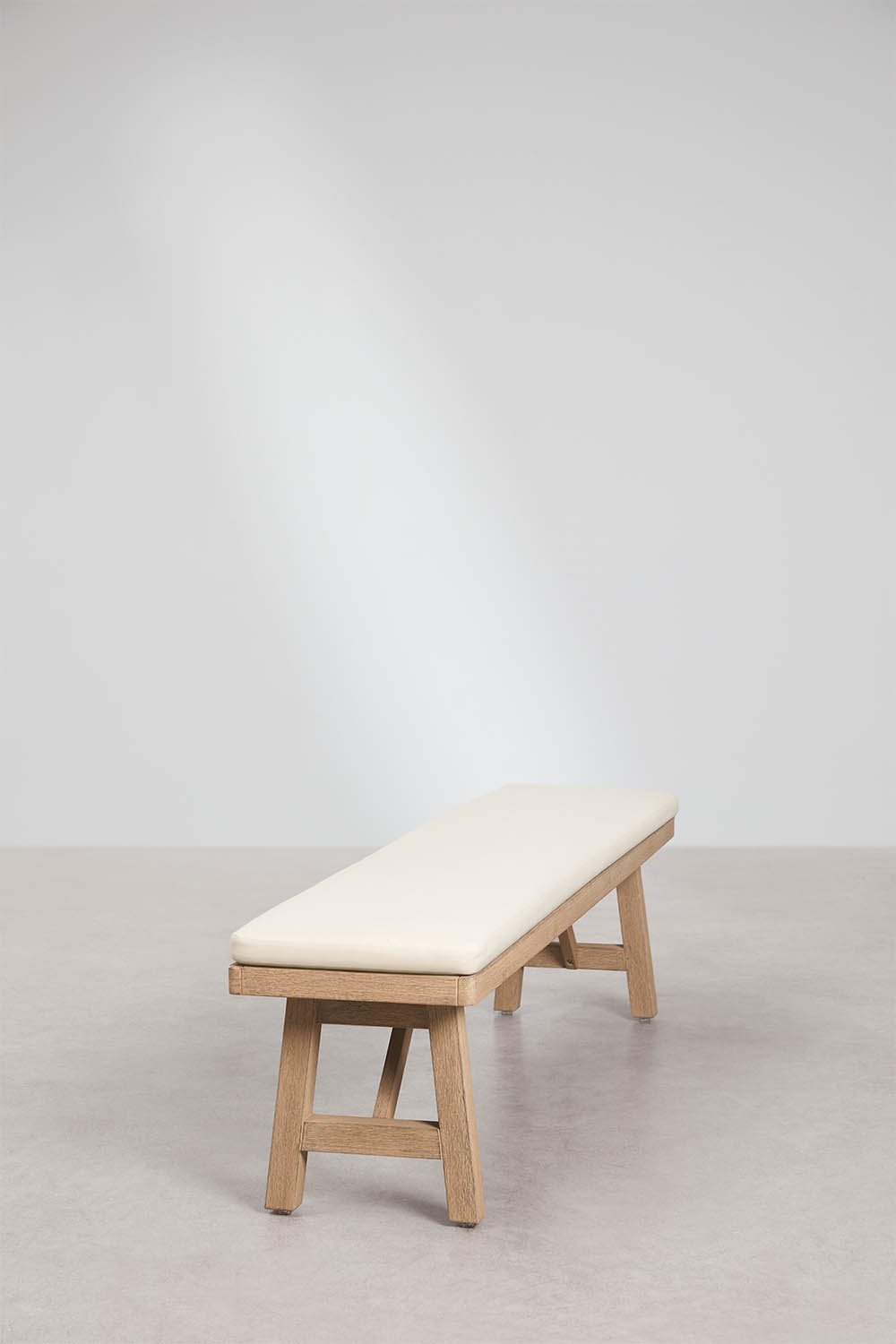 Dubai 190 cm acacia wood bench, gallery image 2